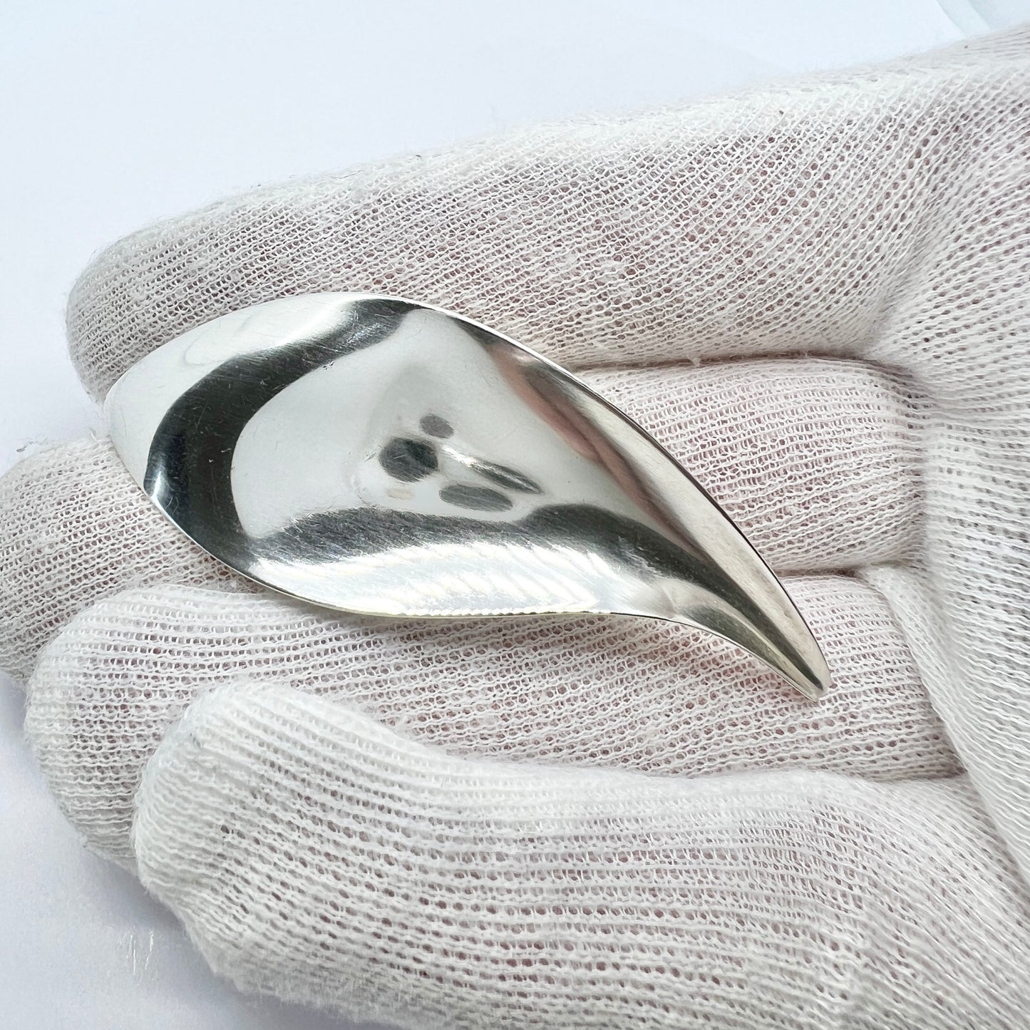 Aarre & Krogh, Denmark 1960s Vintage Sterling Silver Brooch.