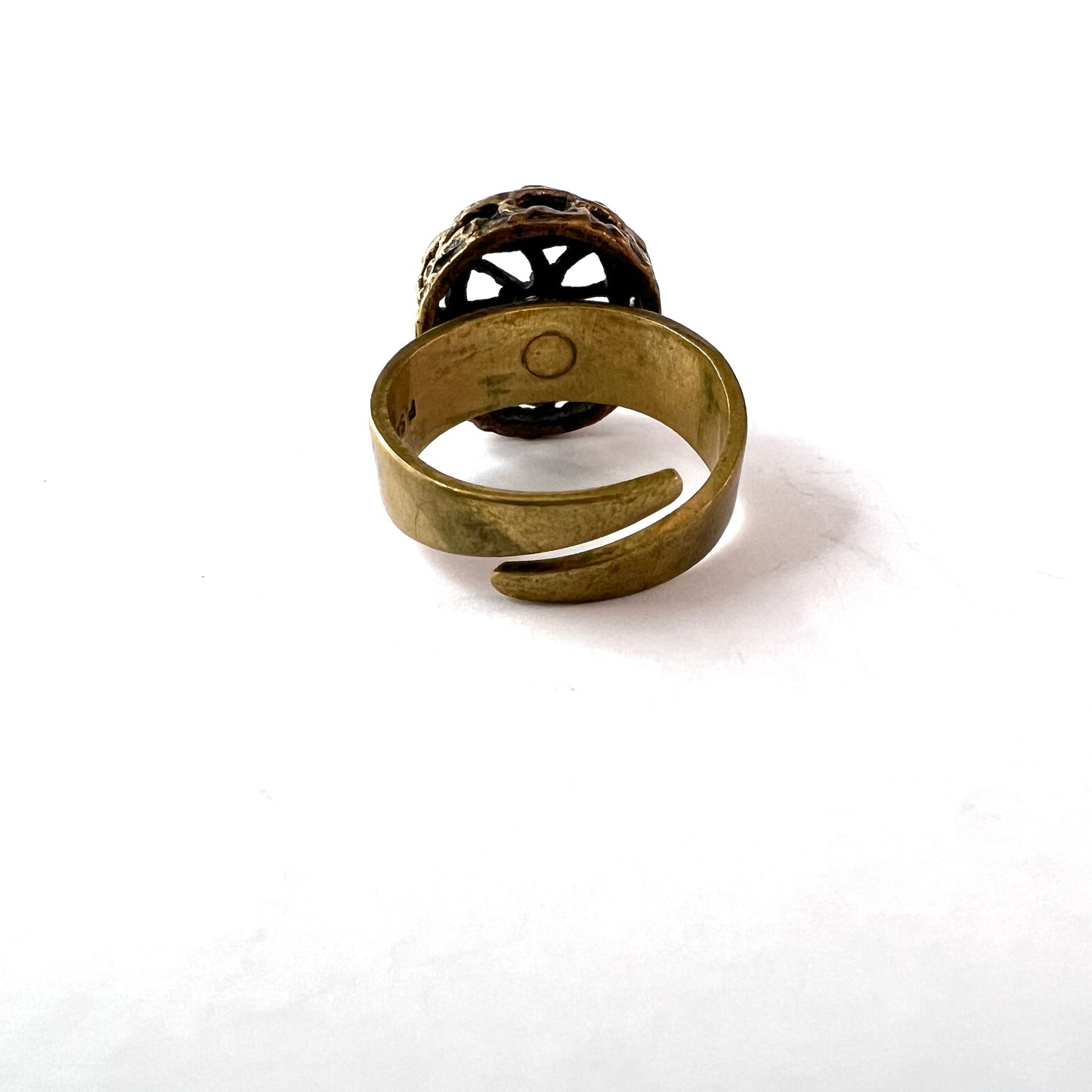 Pentti Sarpaneva Finland 1960-70s Vintage Bronze Ring.