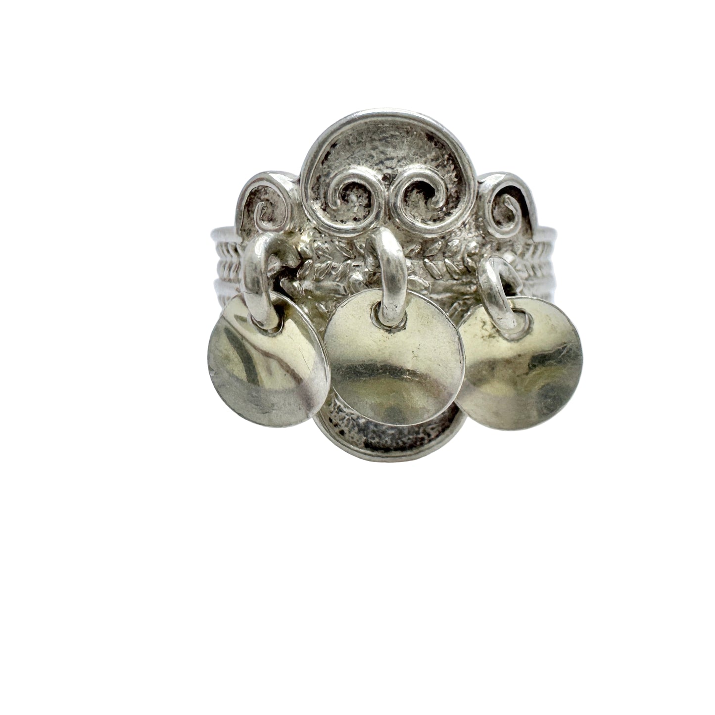 Sylvsmidja, Norway. Vintage Sterling Silver Tradtional Sami Laplander Ring.