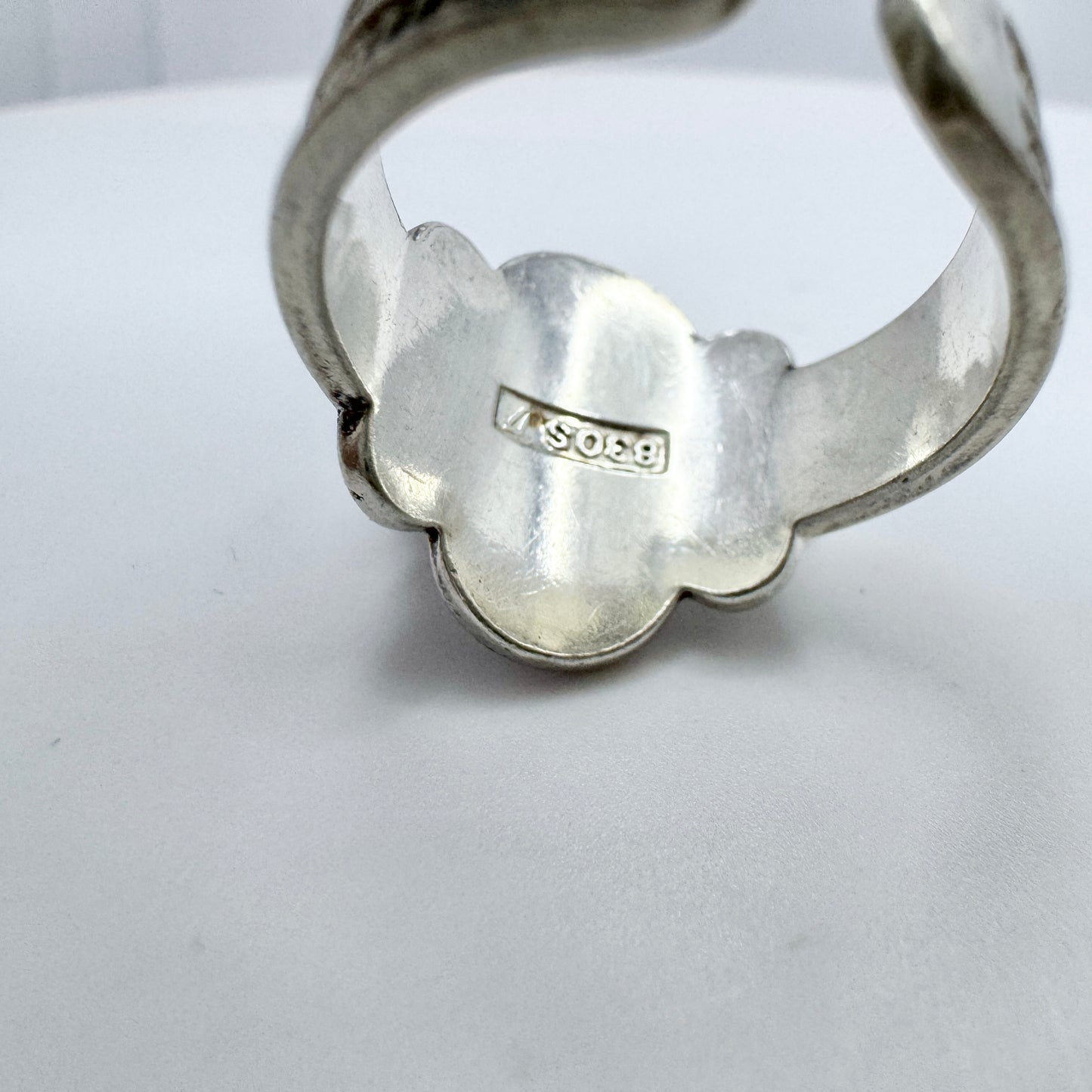 Sylvsmidja, Norway. Vintage Sterling Silver Tradtional Sami Laplander Ring.