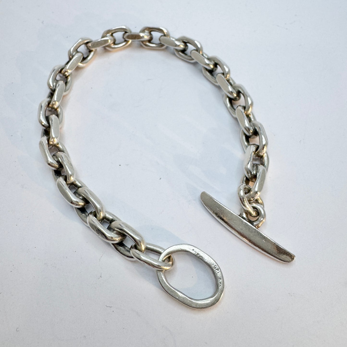 Denmark ca 1960. Vintage Sterling Silver Bracelet.