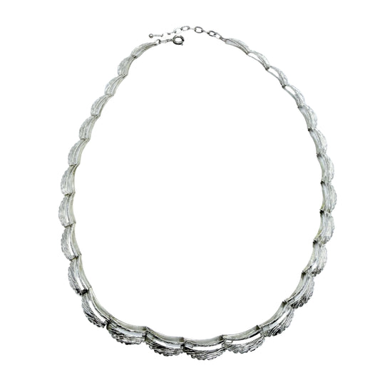 Friedrich Speidel, Germany ca 1950-60s. Vintage Solid Silver Necklace.