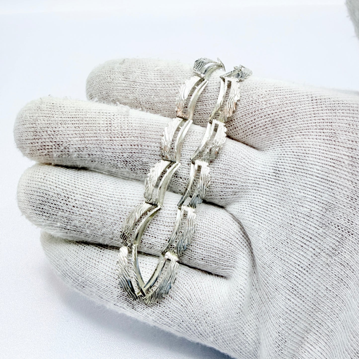 Friedrich Speidel, Germany ca 1950-60s. Vintage Solid Silver Necklace.