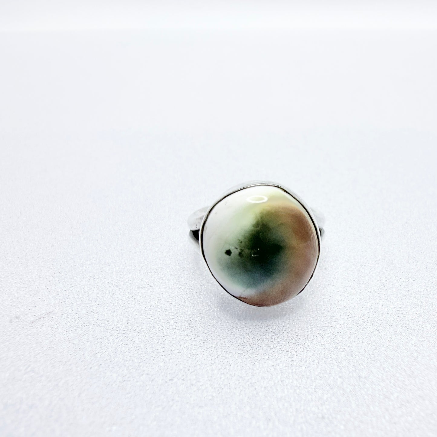 Art & Crafts Solid Silver Operculum Ring.