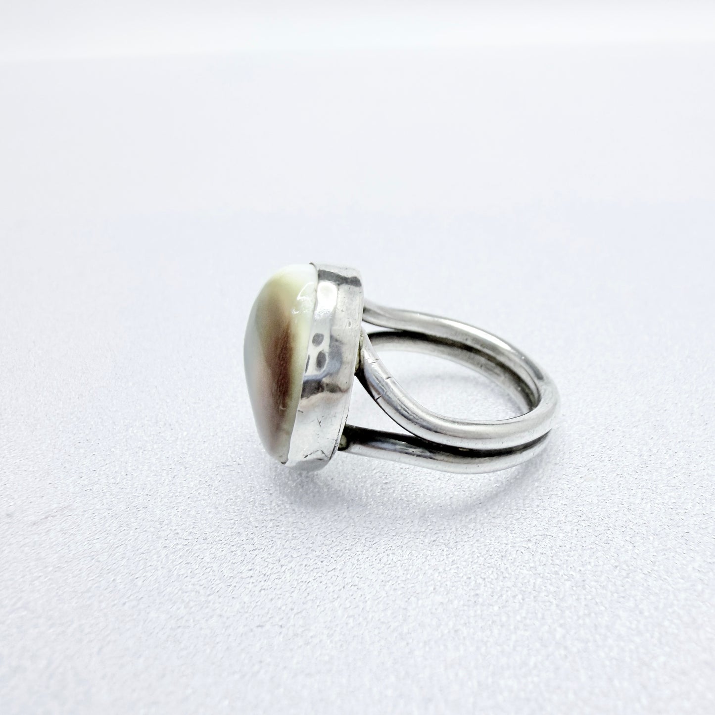 Art & Crafts Solid Silver Operculum Ring.