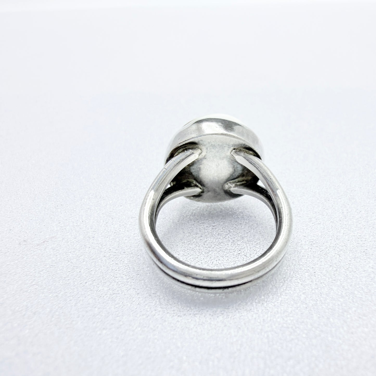 Art & Crafts Solid Silver Operculum Ring.