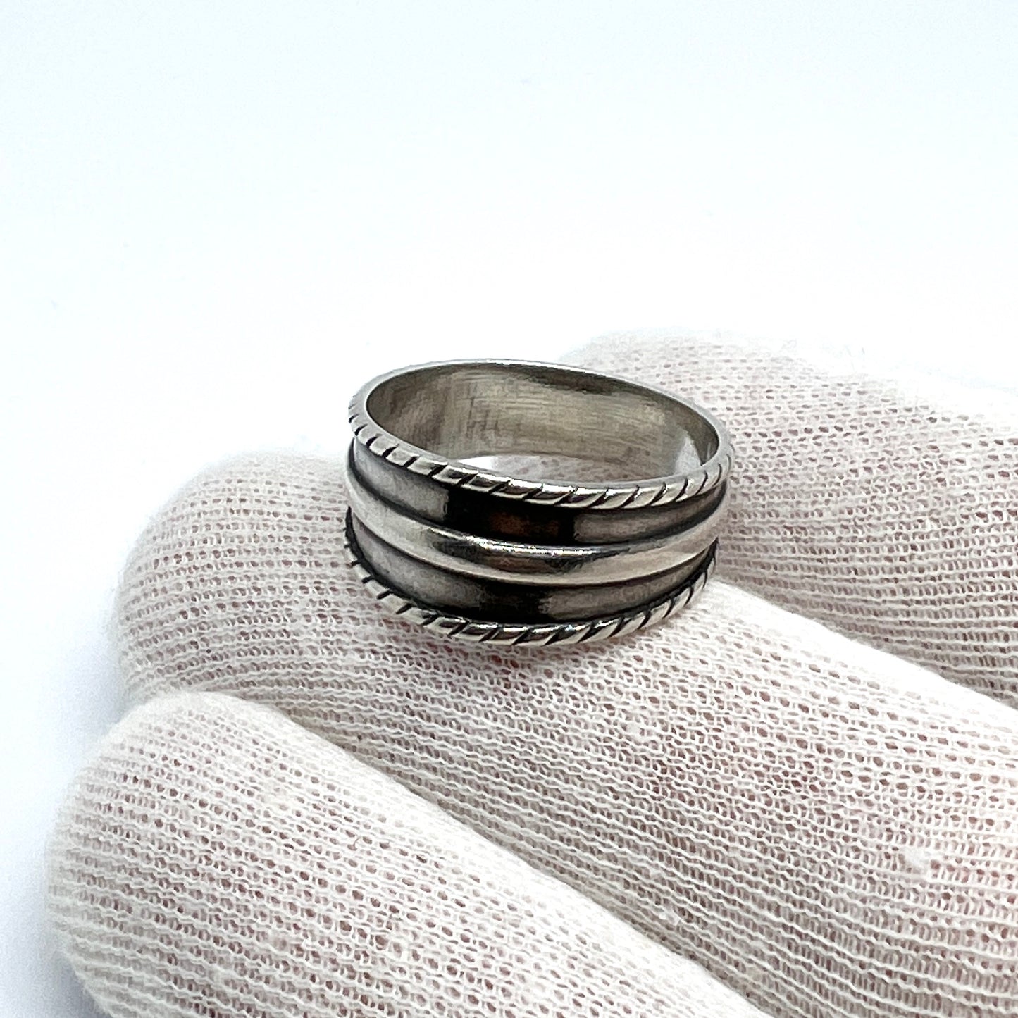 Kalevala Koru, Finland year 2006. Sterling Silver Men's Ring.