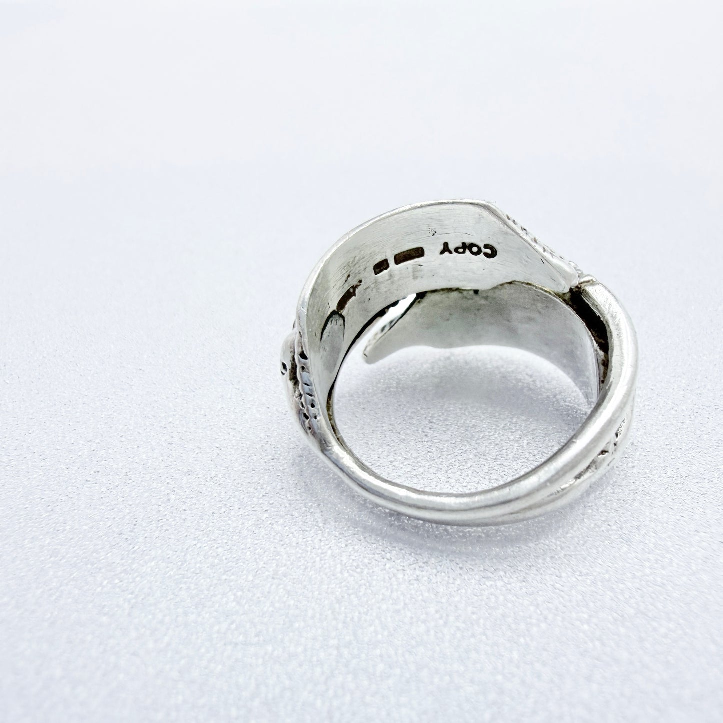 Bengt Hallberg, Sweden. Vintage Sterling Silver Viking Copy Unisex Ring