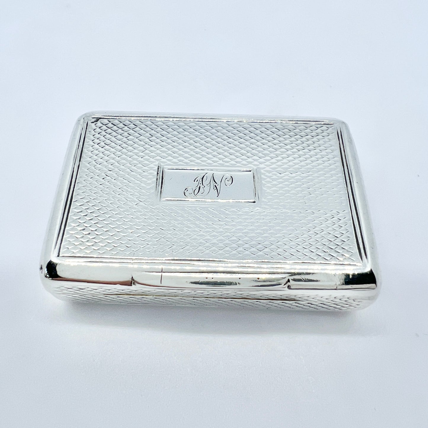 Thomas Lawrence, Birmingham 1836. Antique Sterling Silver Vinaigrette Box.