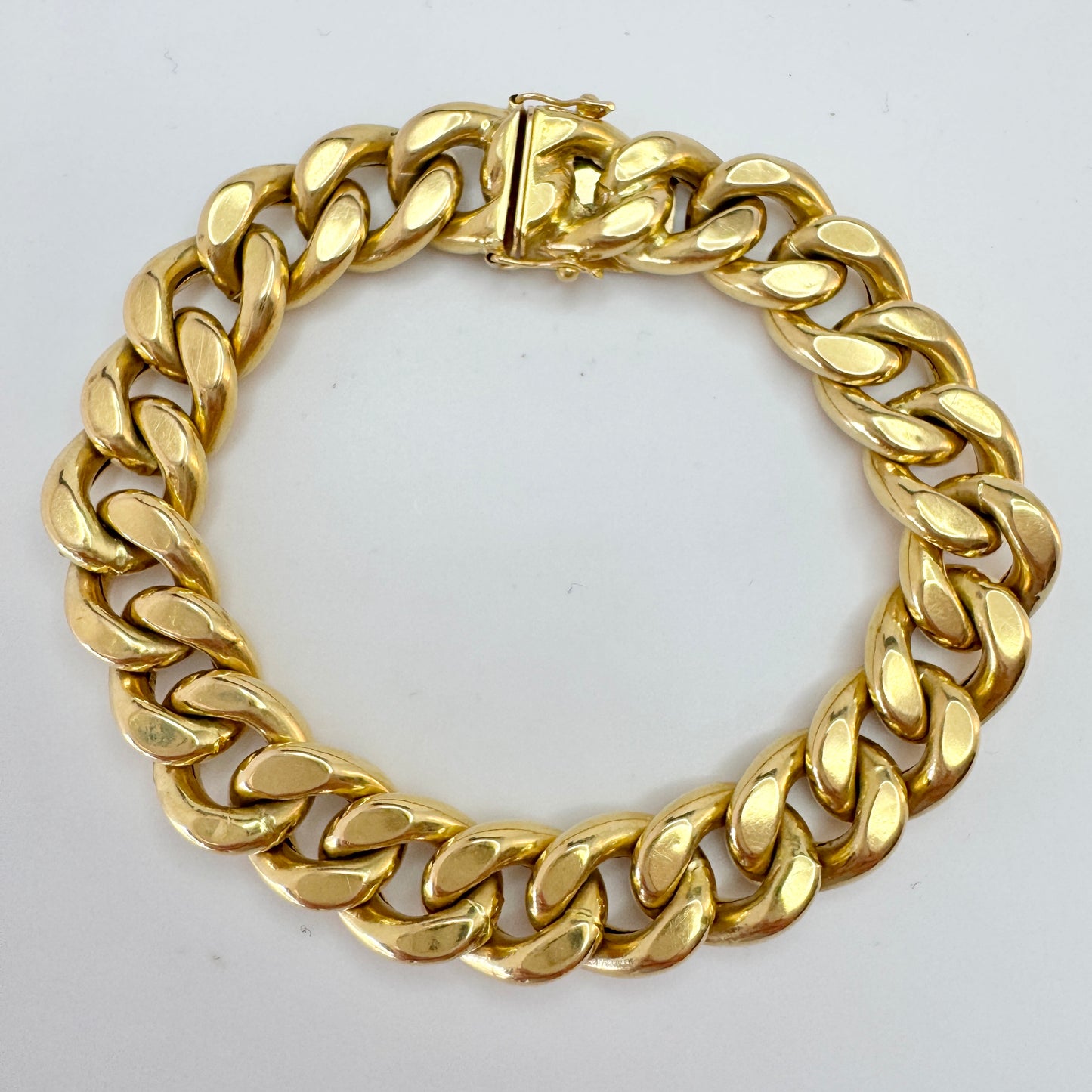 O.R.F. di SBRAGI GIUSEPPE. Italy ca 1950. Vintage 18k Gold Bracelet.