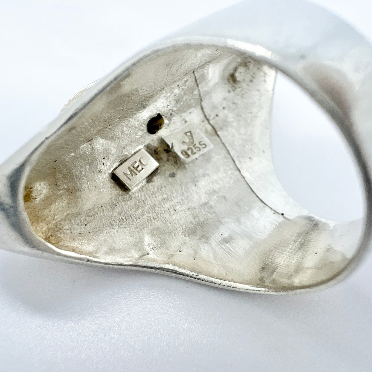 Margit E Collections, Denmark. Vintage Sterling Silver Ring.