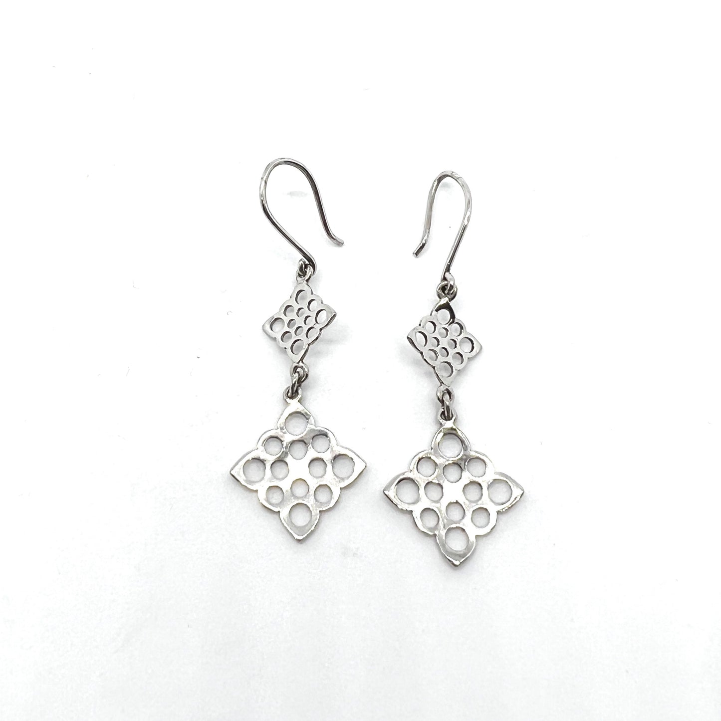 Liisa Vitali for Kultakeskus, Finland Vintage Sterling Silver Earrings.