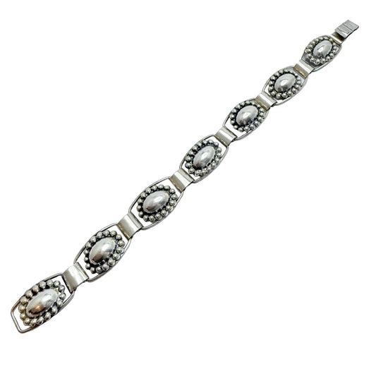Pinco, Sweden 1953. Vintage Solid Silver Bracelet.
