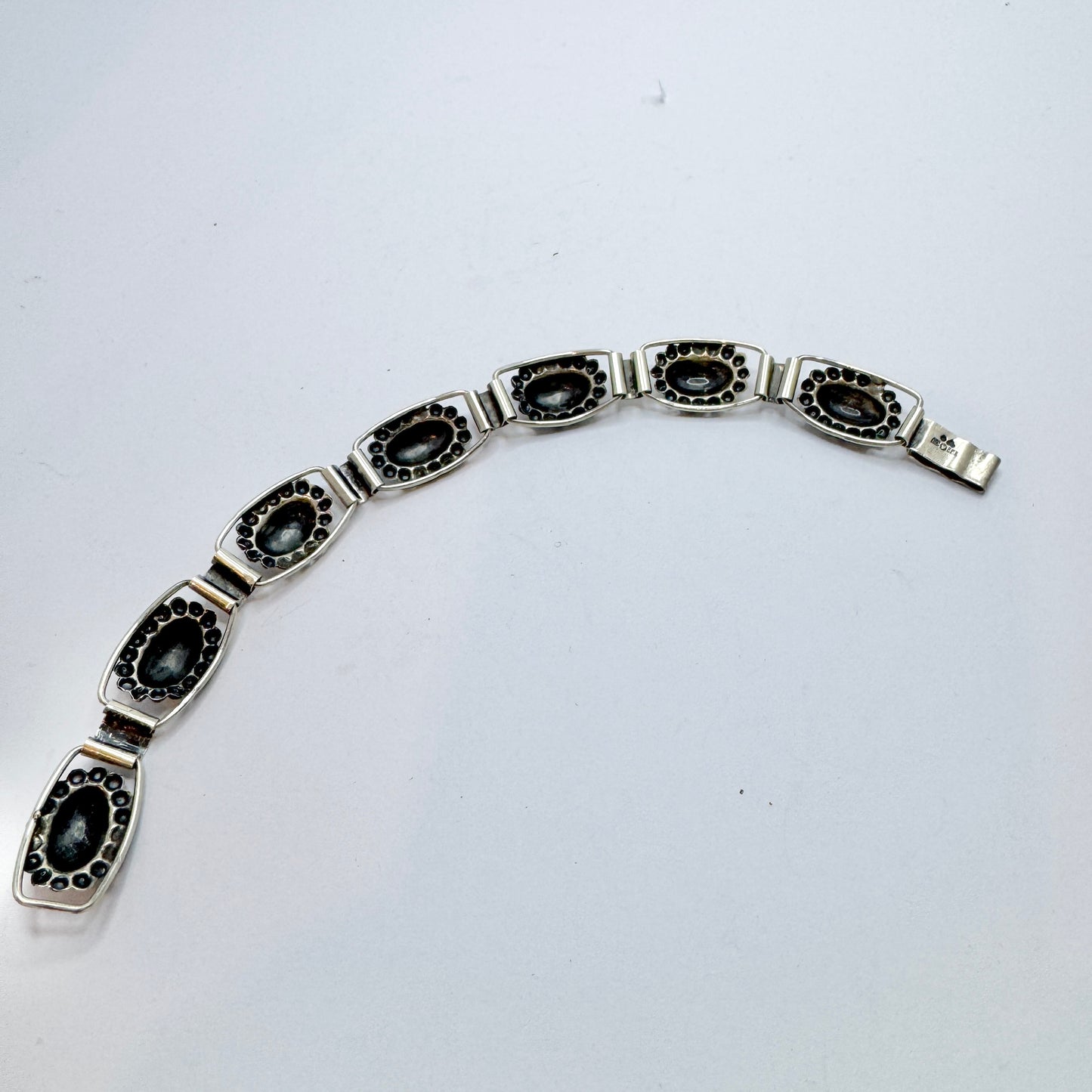 Pinco, Sweden 1953. Vintage Solid Silver Bracelet.