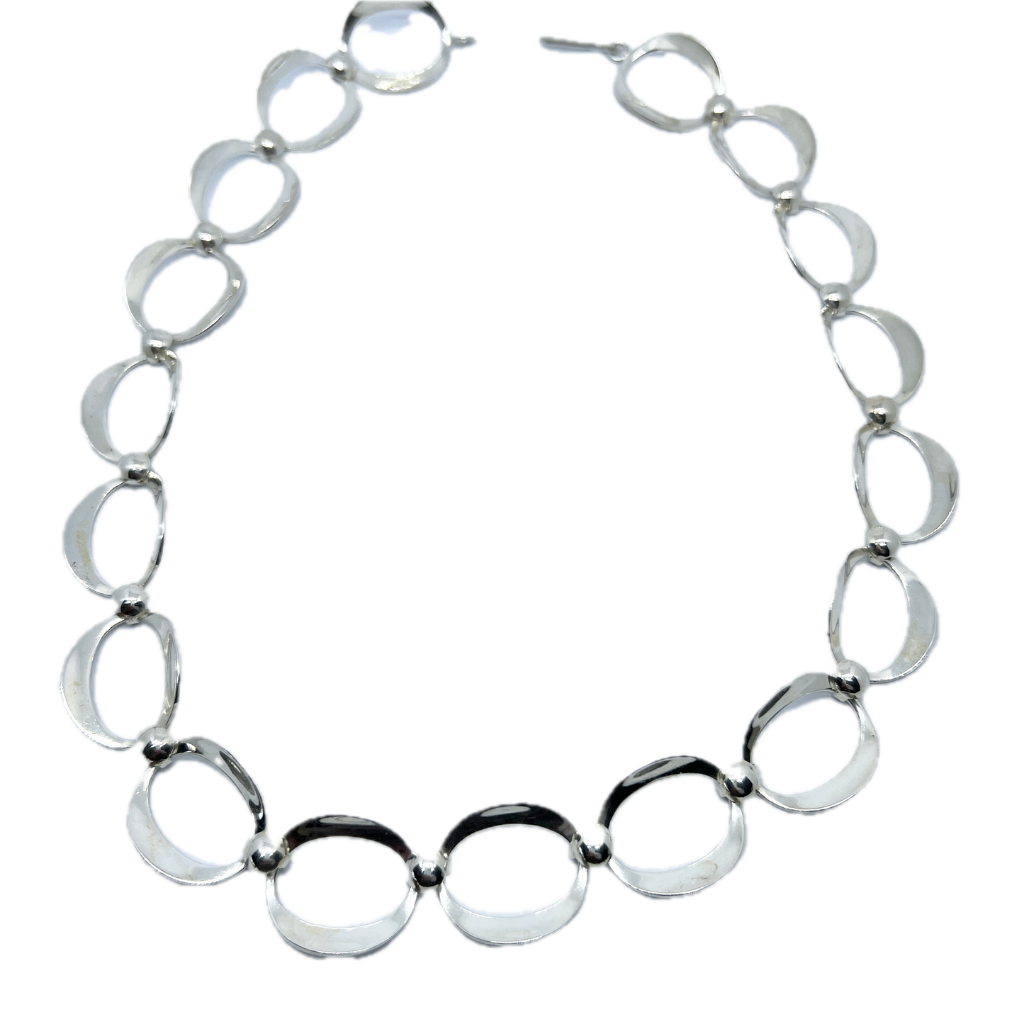 Alton, Sweden year 1970. Vintage Sterling Silver Necklace.