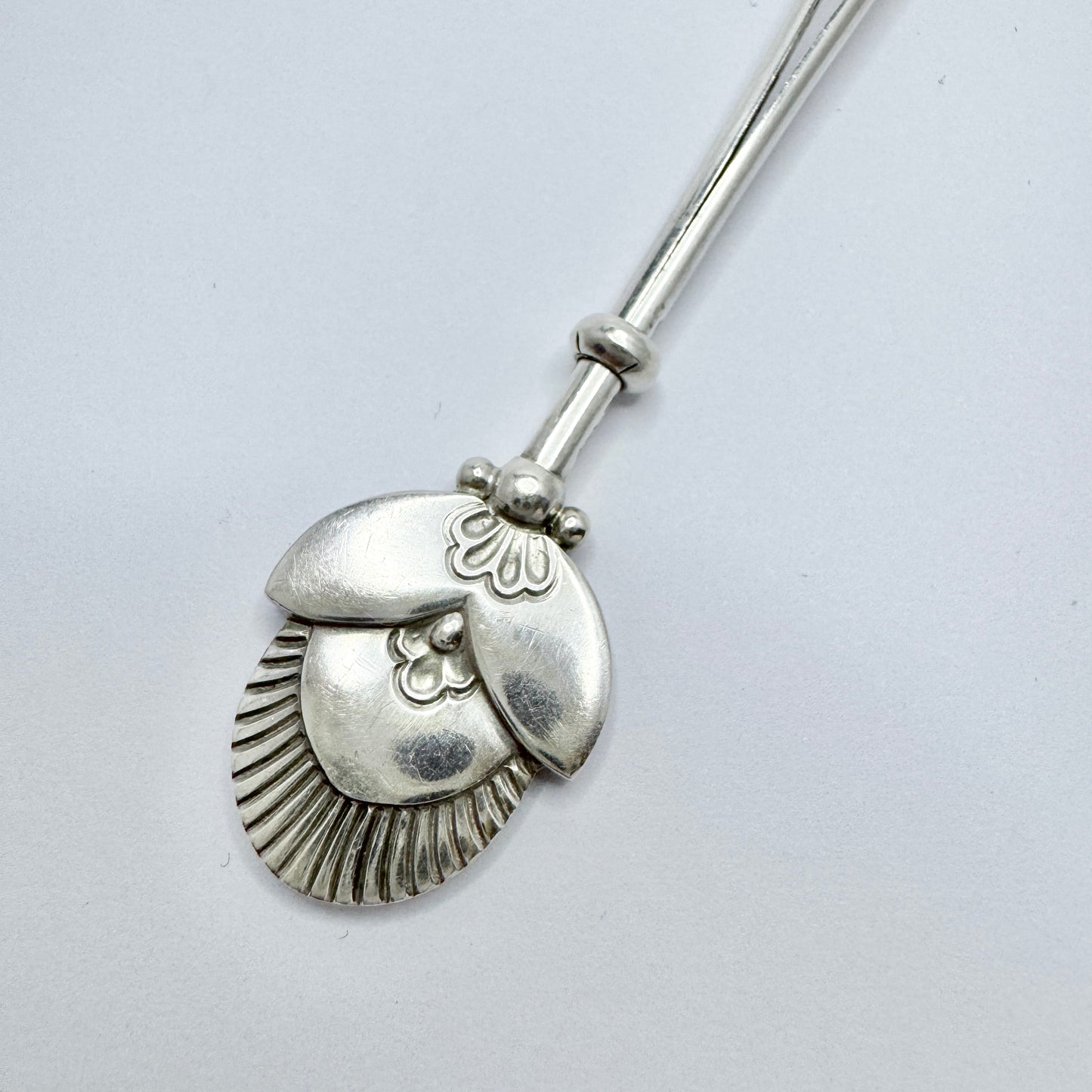 Georg Jensen, Denmark. Vintage Solid Silver Cigarette Holder.