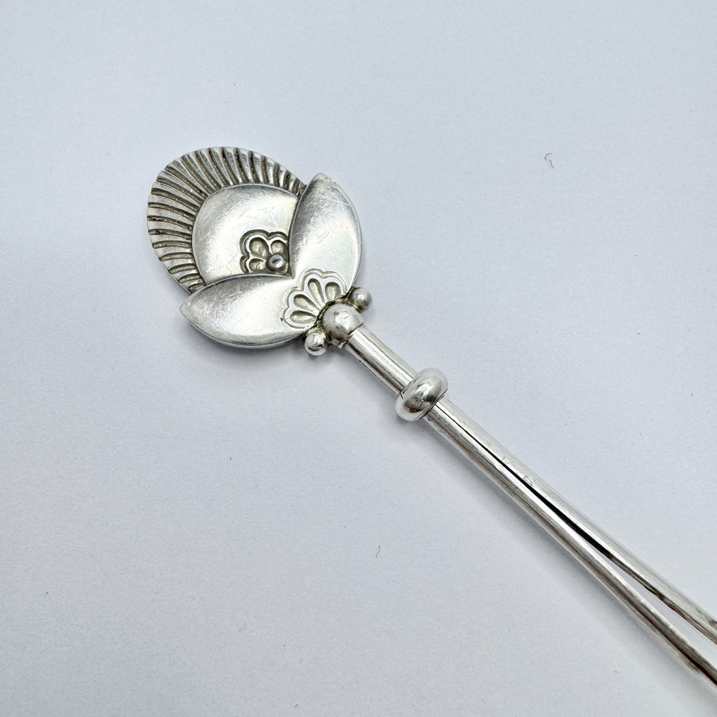 Georg Jensen, Denmark. Vintage Solid Silver Cigarette Holder.