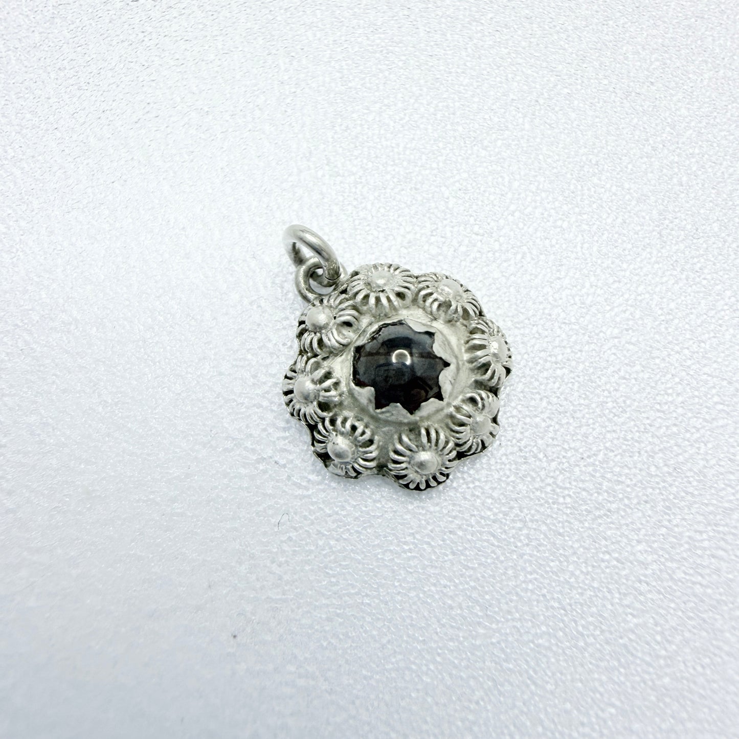 Sweden early -mid 1800s. Antique Solid Silver Paste Charm.