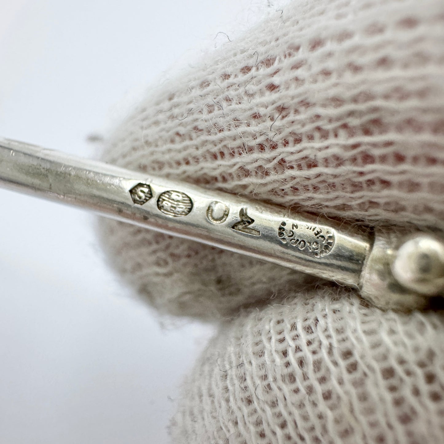 Georg Jensen, Denmark. Vintage Solid Silver Cigarette Holder.