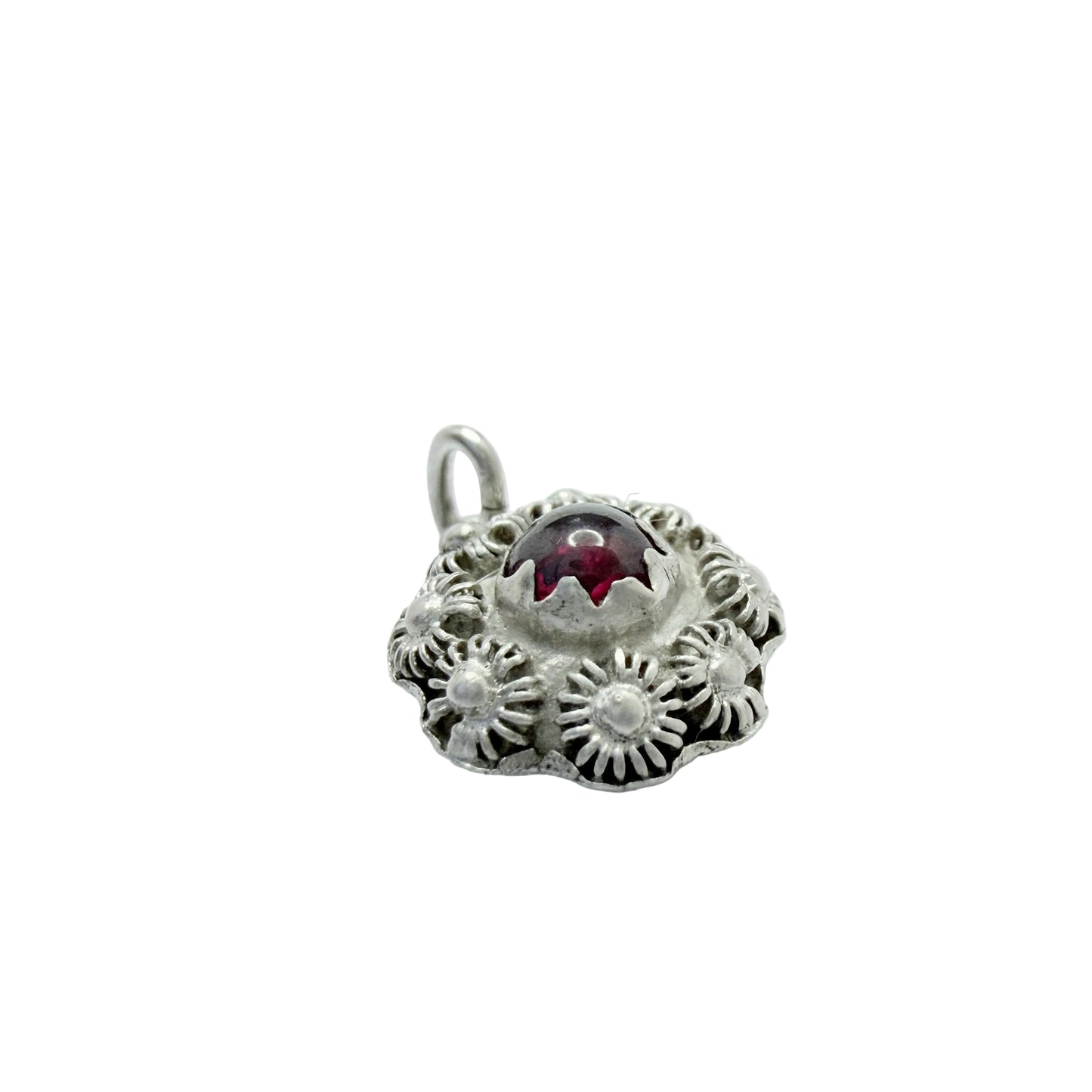 Sweden early -mid 1800s. Antique Solid Silver Paste Charm.