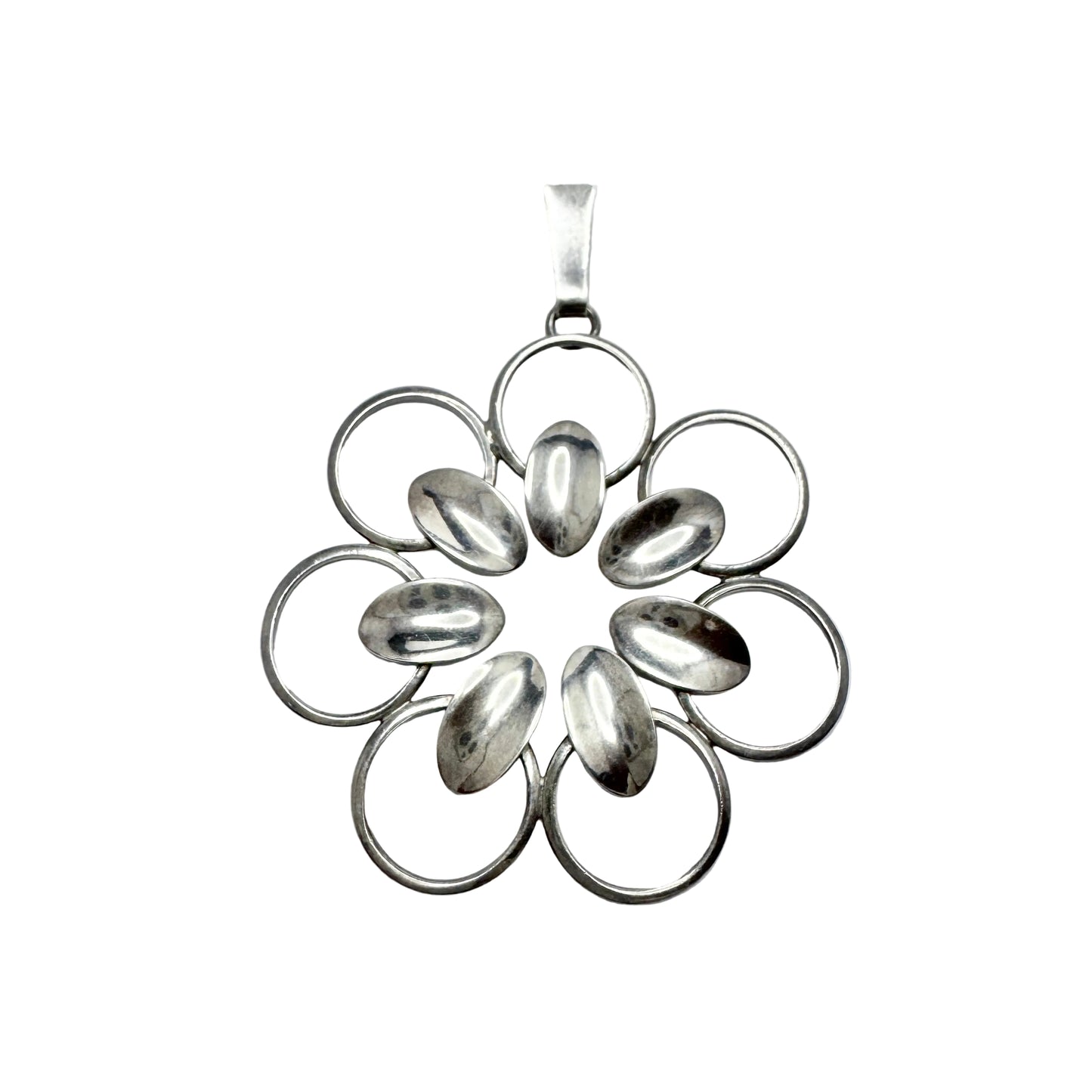 Vintage c 1960. Solid Silver Pendant.