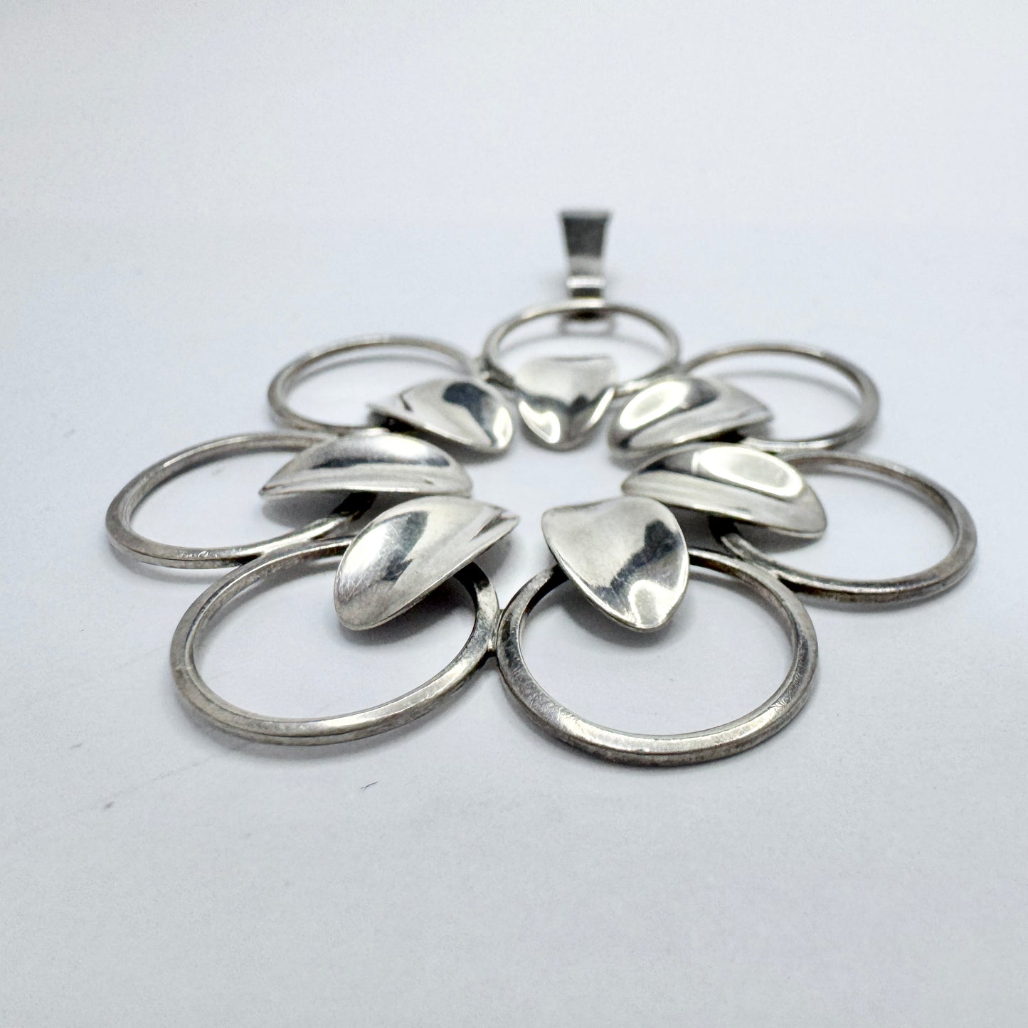 Vintage c 1960. Solid Silver Pendant.