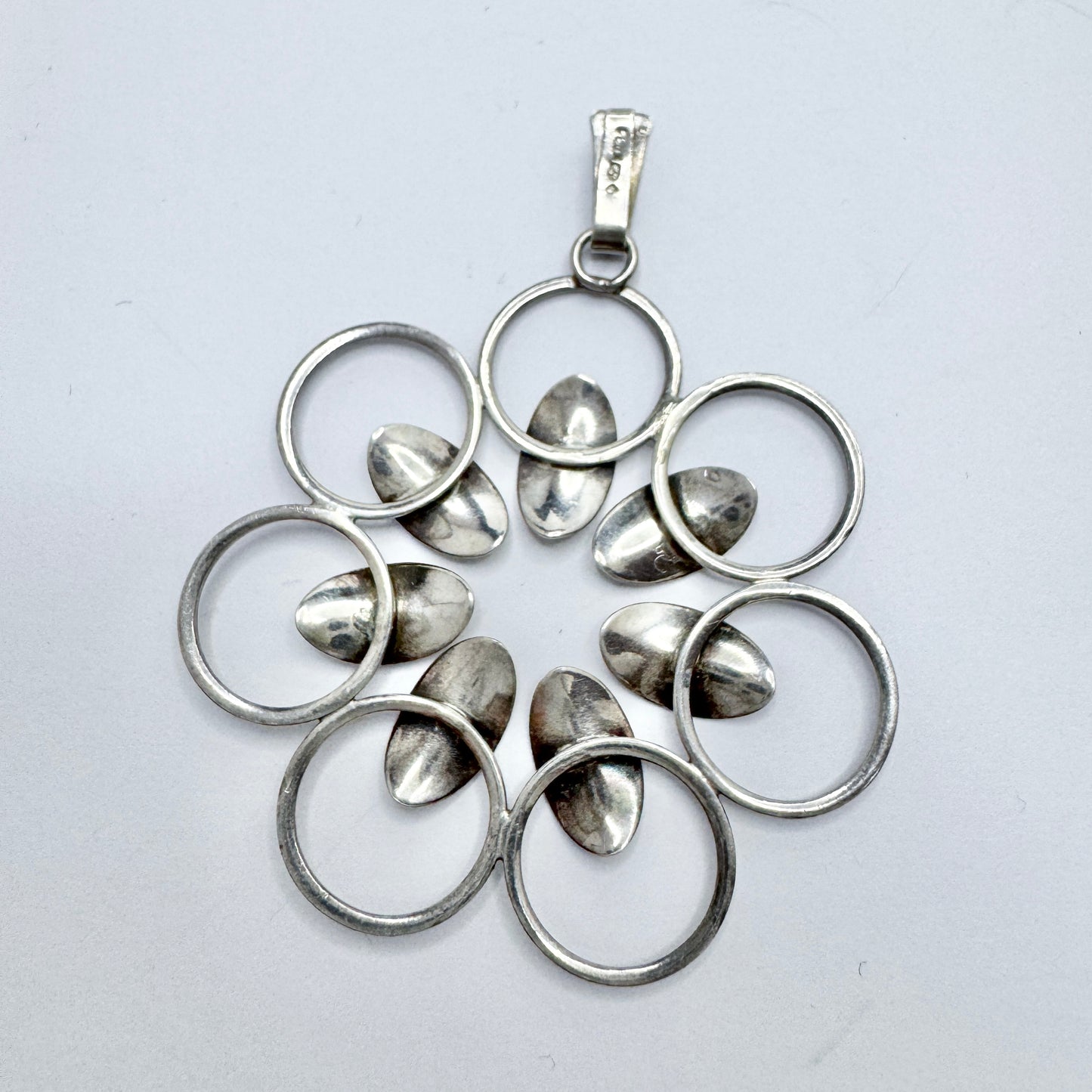 Vintage c 1960. Solid Silver Pendant.