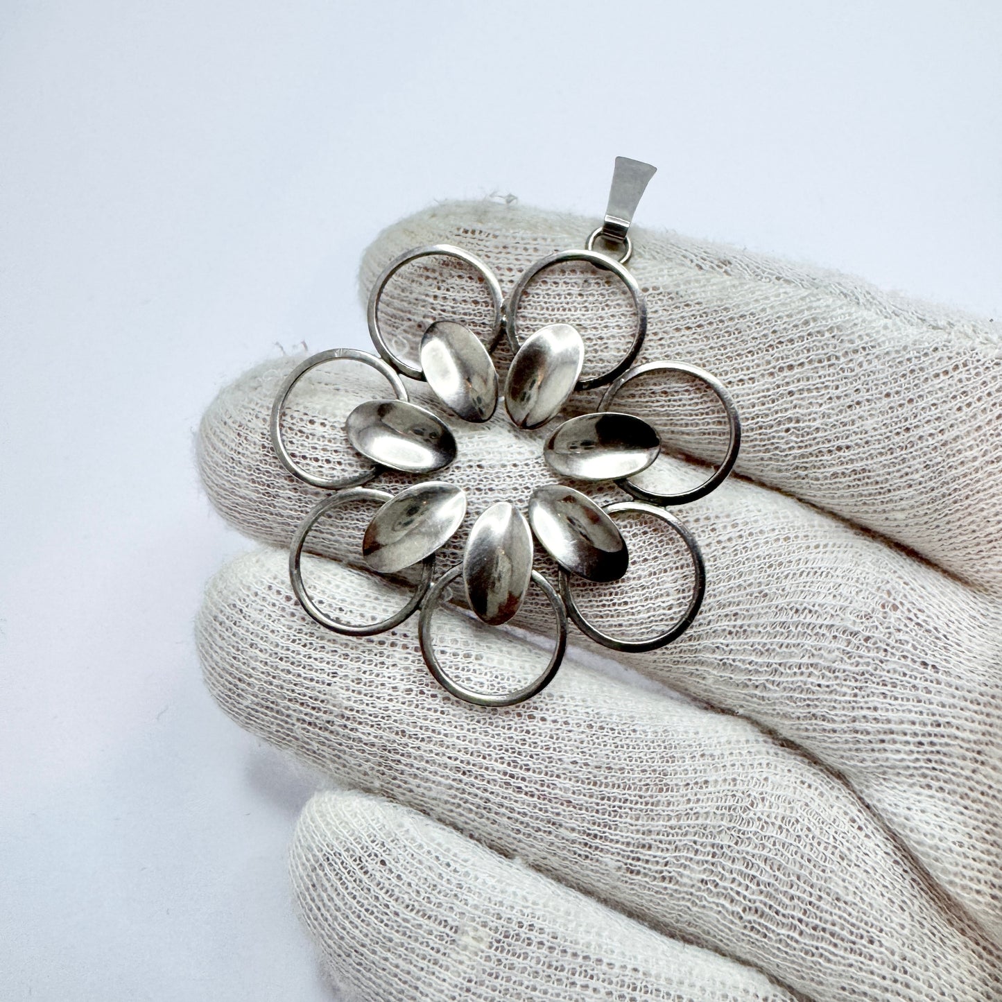 Vintage c 1960. Solid Silver Pendant.