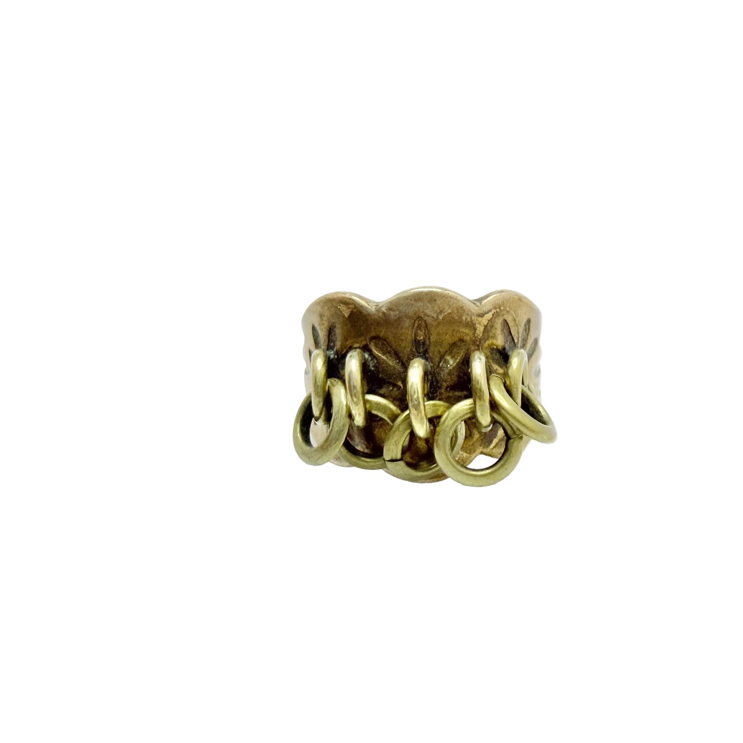 Kalevala Koru, Finland. Vintage Traditional Sami / Laplander Bronze Ring.