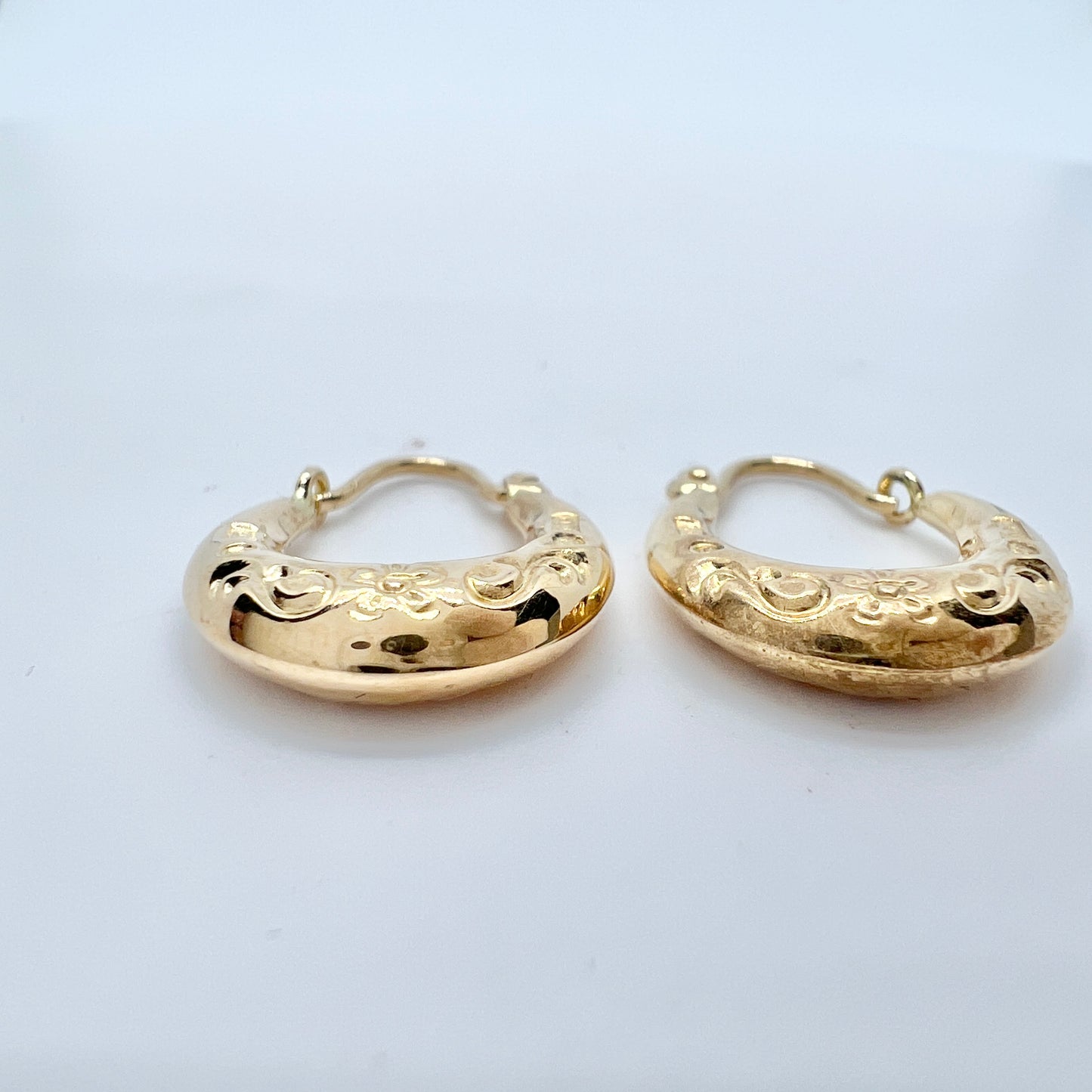 Ekström, Sweden 1950s. Vintage 18k Gold Earrings.