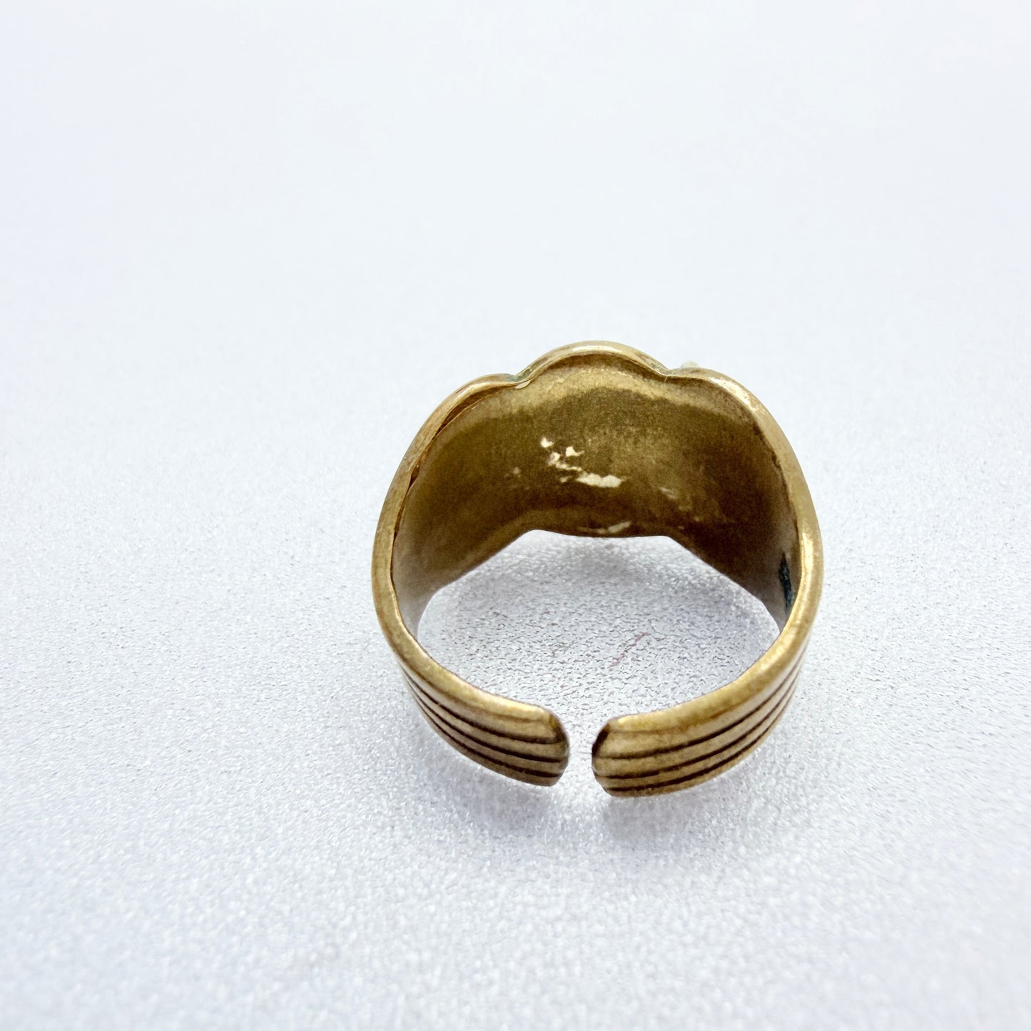 Kalevala Koru, Finland. Vintage Traditional Sami / Laplander Bronze Ring.