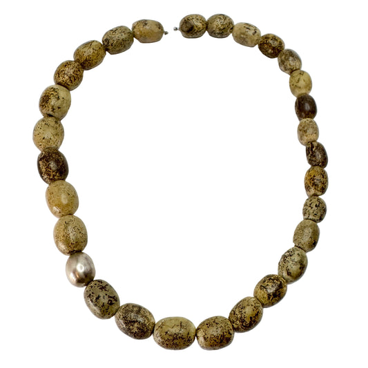 Ole Lynggaard, Denmark. Bold Vintage Hardstone Collier. Pls read description.