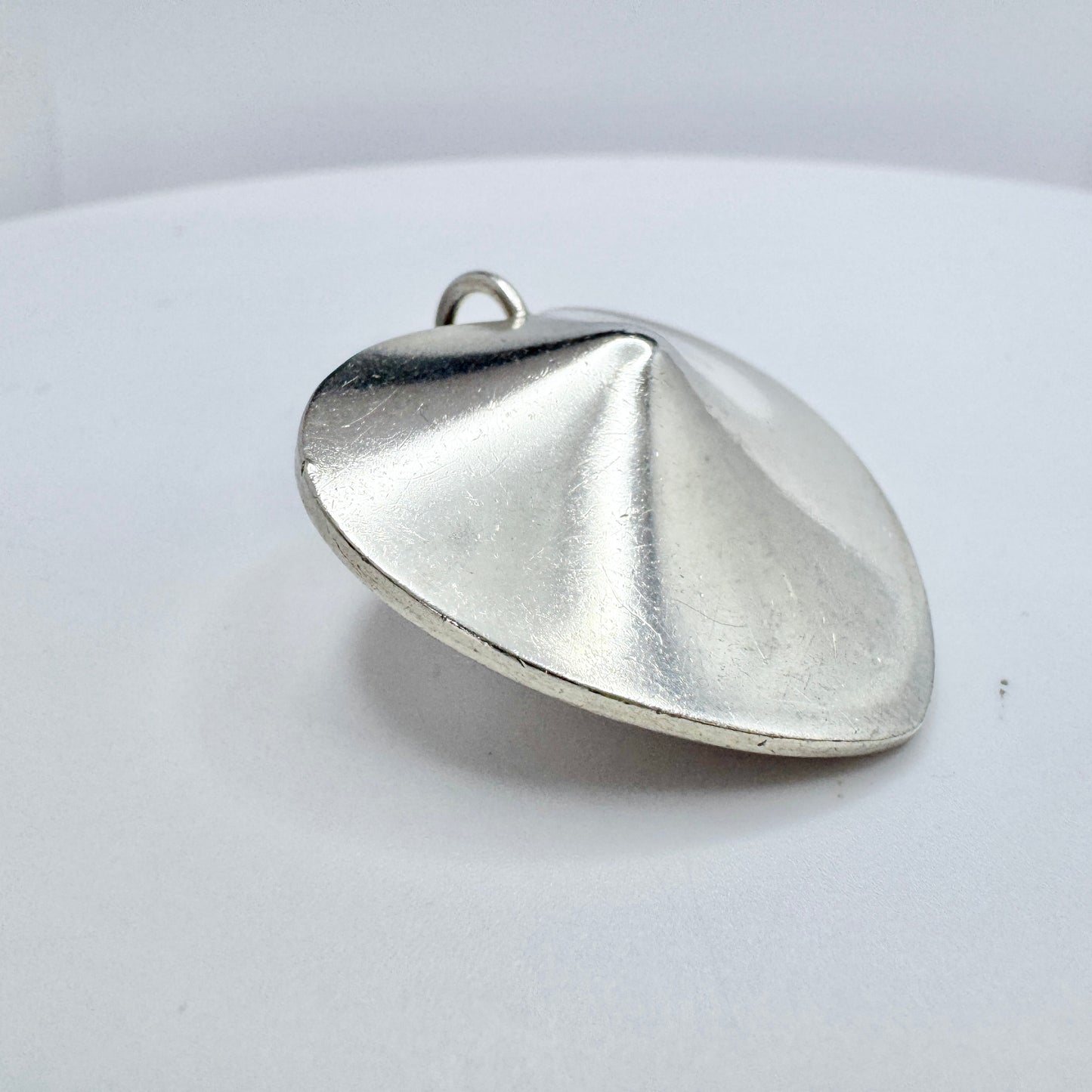 KE Palmberg for ALTON, Sweden 1975 Vintage Sterling Silver Heart Pendant
