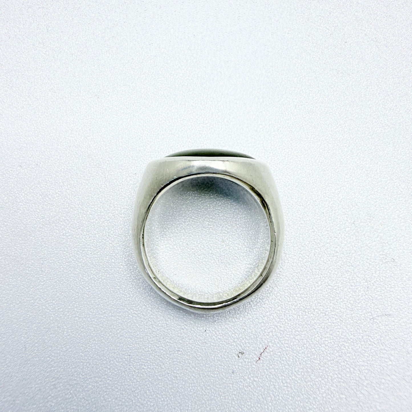 Vintage Sterling Silver Serpentine Ring.