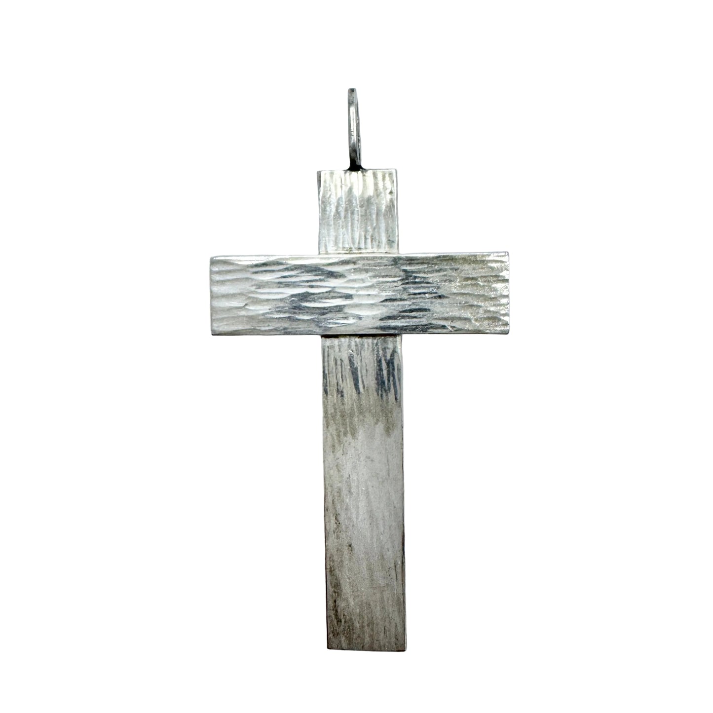Elon Arenhill, Sweden year 1950. Vintage Sterling Silver Cross Pendant. Signed.