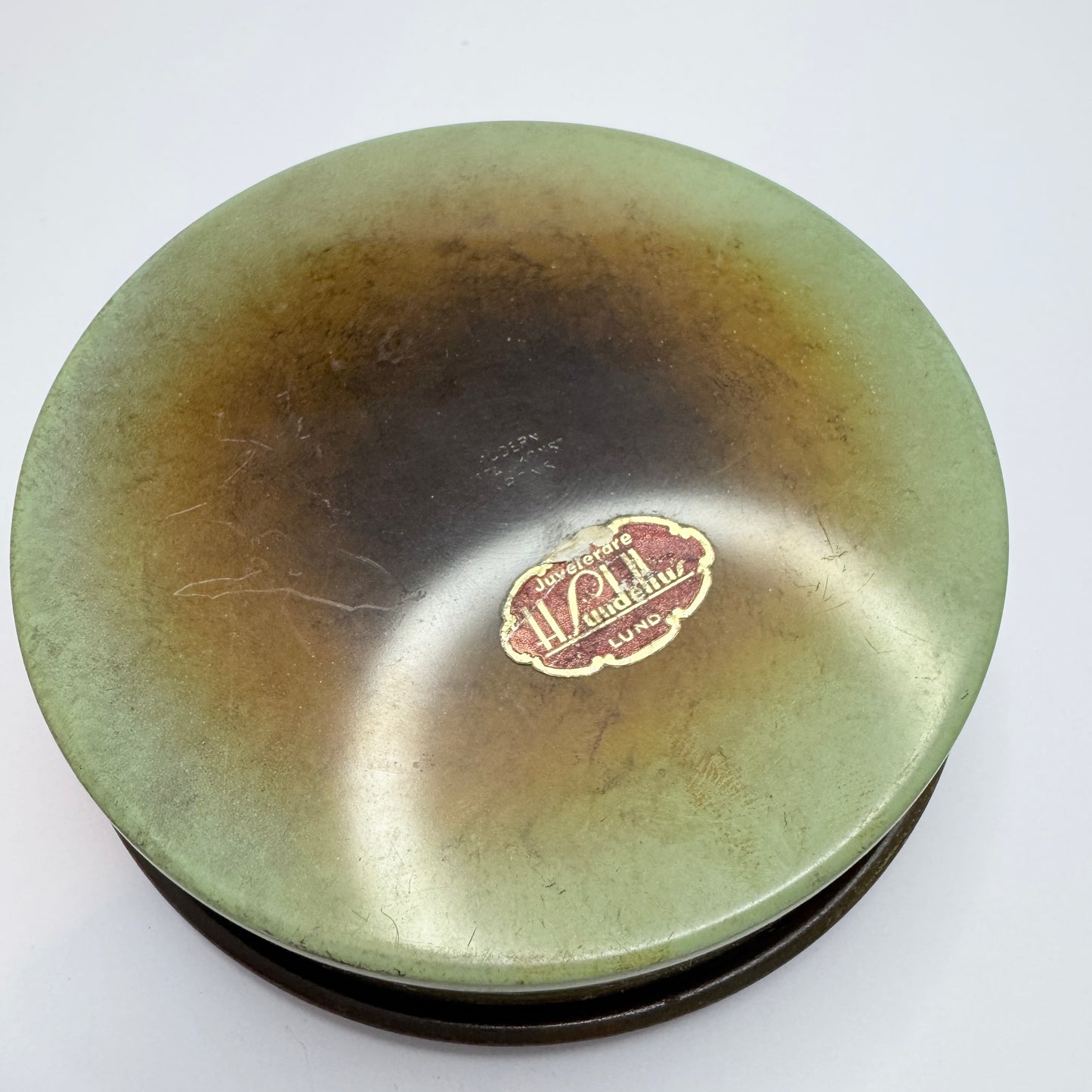 Modern Metallkonst, Sweden ca 1930s. Vintage Bronze Jewelry Box