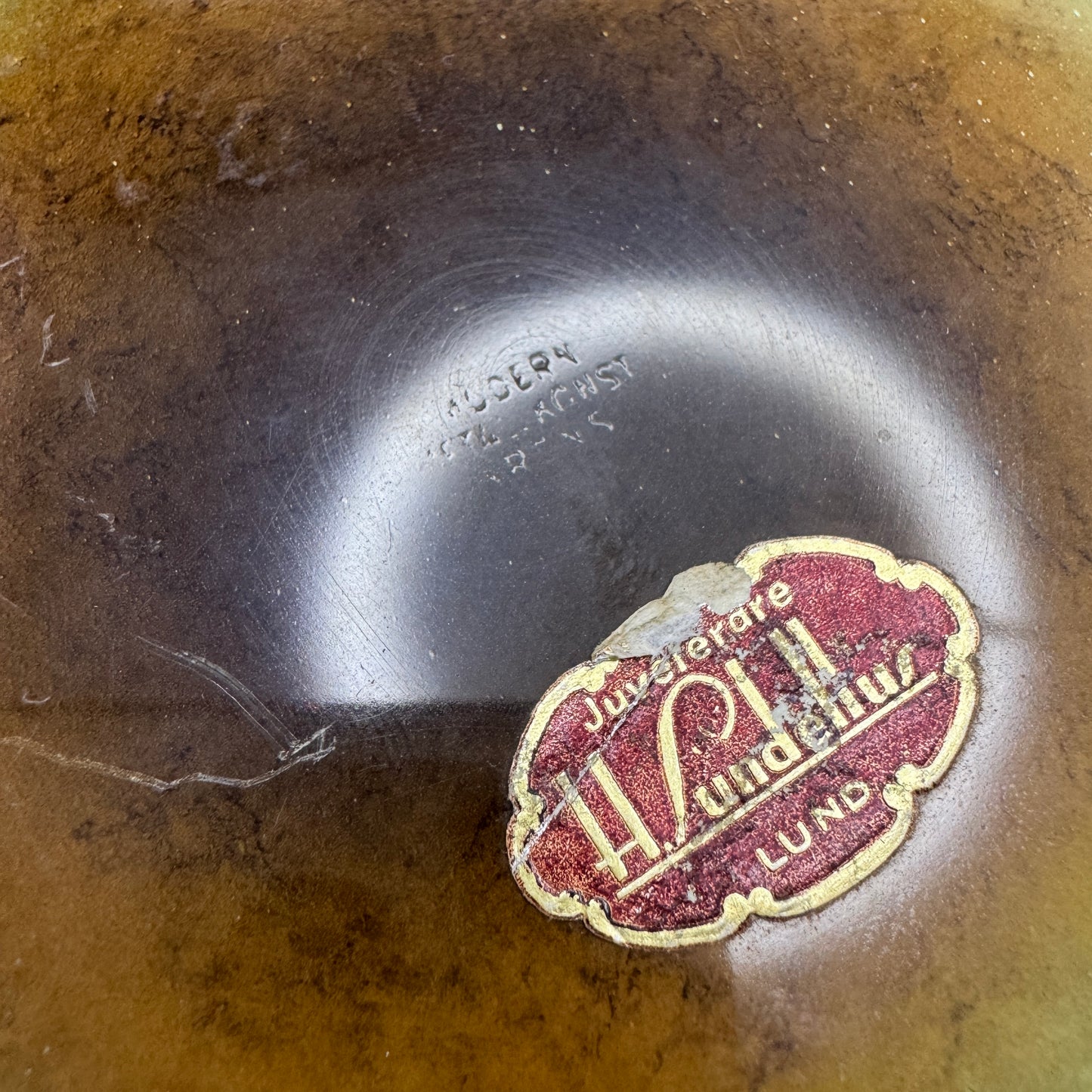 Modern Metallkonst, Sweden ca 1930s. Vintage Bronze Jewelry Box