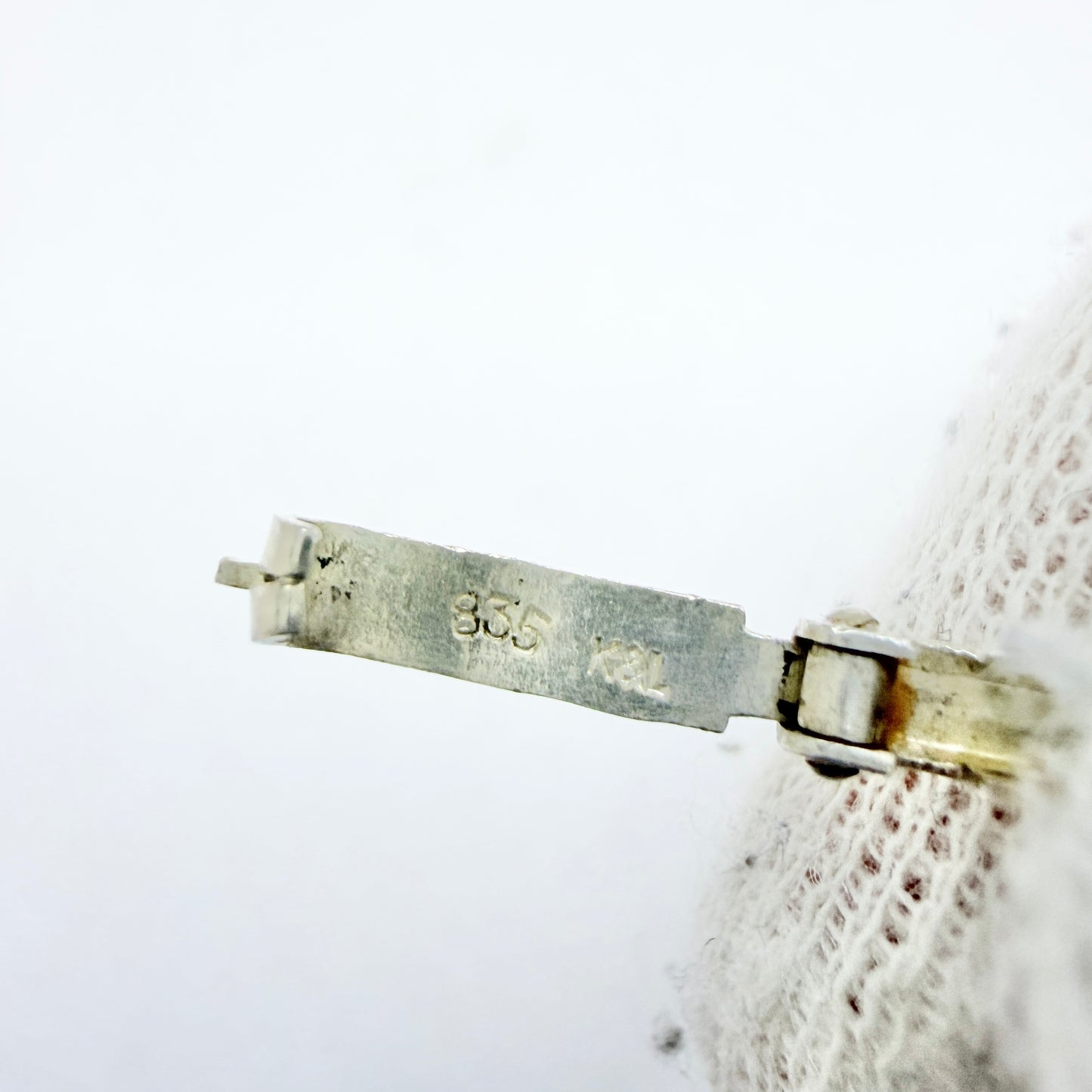 K&L-Kordes Lichtenfels, Germany ca 1960. Vintage Solid Silver Chalcedony Bracelet.