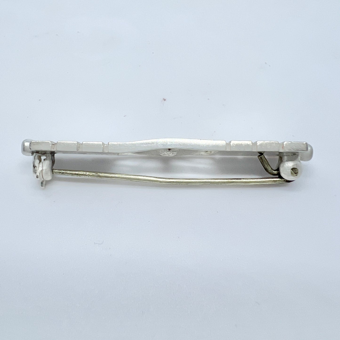 Georg Jensen, Denmark 1933-44. Vintage Sterling Silver Bar Pin Brooch. Design 216A.