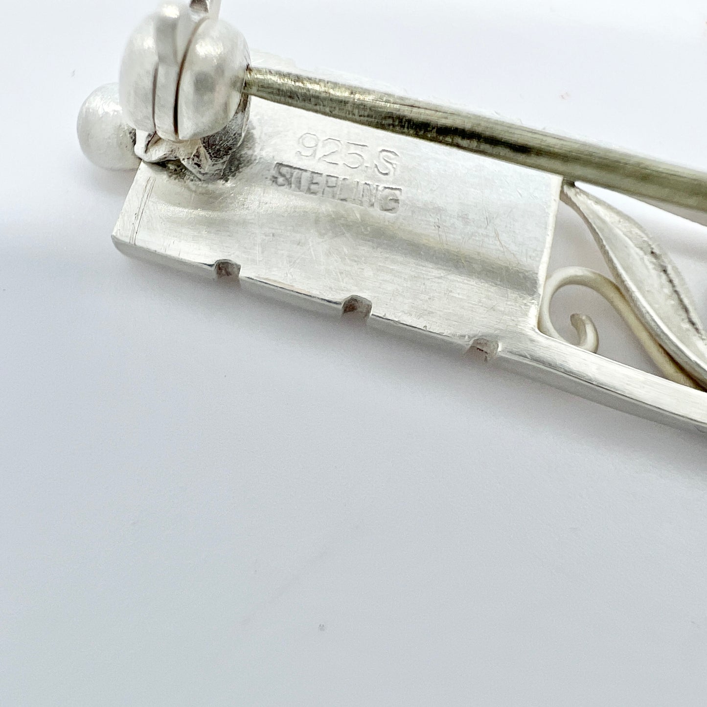 Georg Jensen, Denmark 1933-44. Vintage Sterling Silver Bar Pin Brooch. Design 216A.