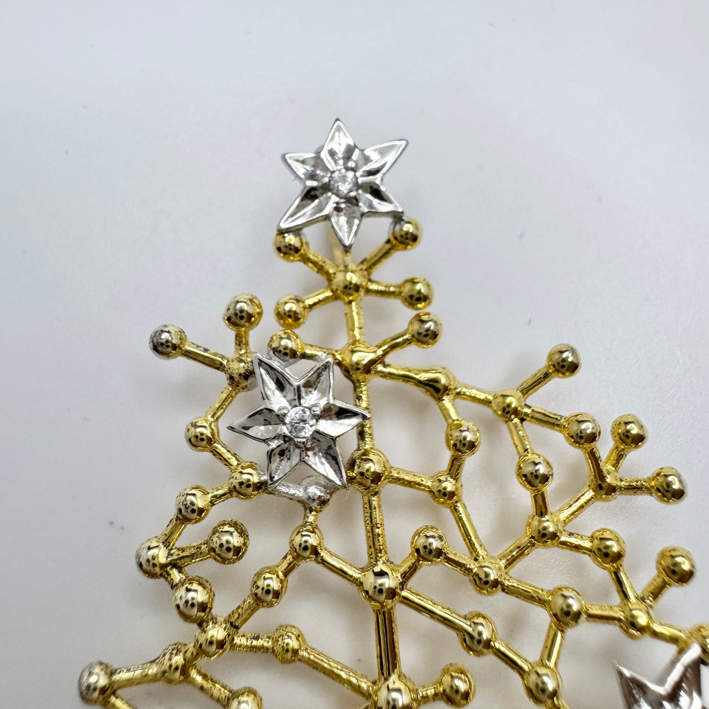 Tapio Wirkkala for Kultakeskus Finland Sterling CZ Pendant. Starry Sky