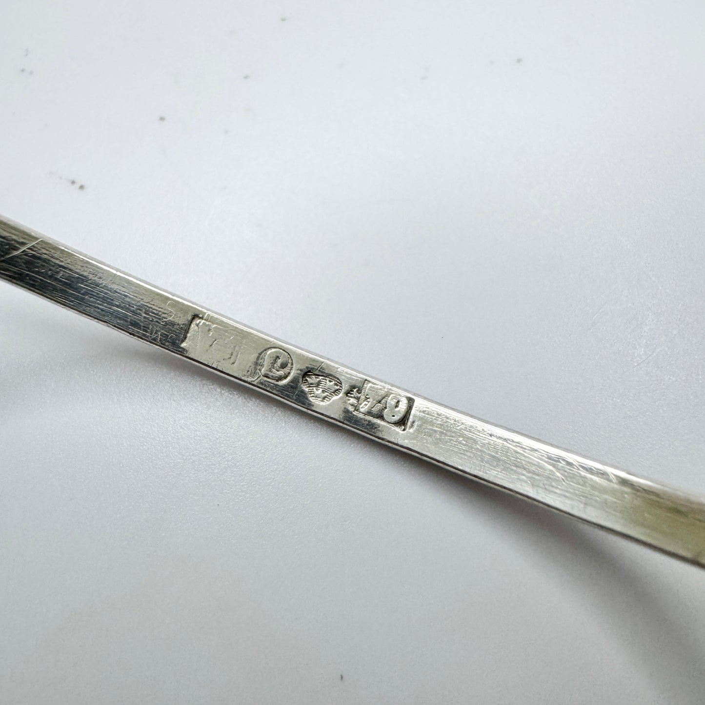 Victor Janson, Sweden 1974. Vintage Sterling Silver Bangle Bracelet.