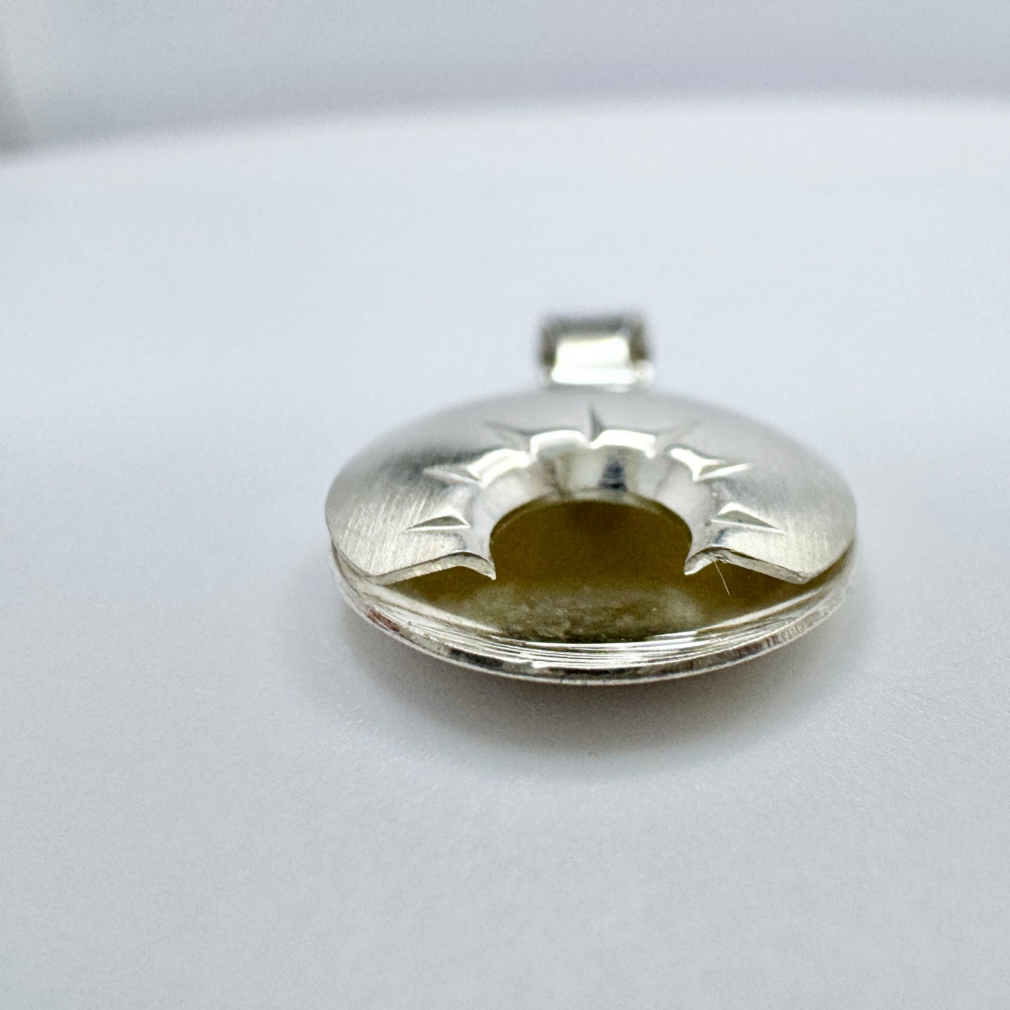 Arktis-Smedjan, Sweden 1987. Vintage Sterling Silver Midnight Sun Pendant