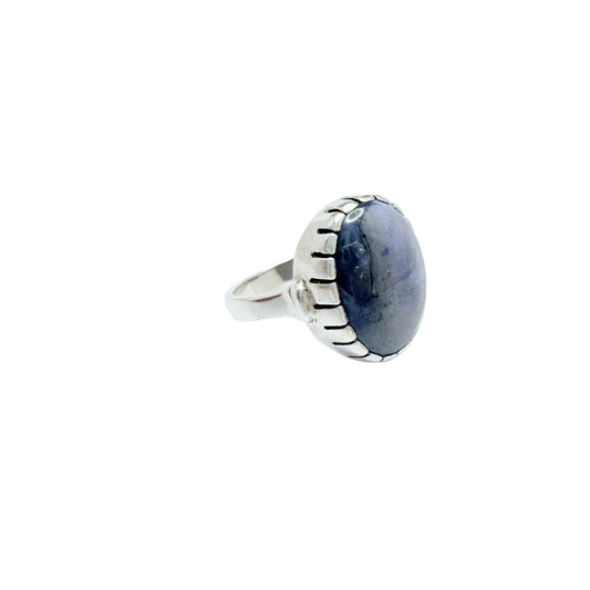 O Nordström, Sweden 1970-80s. Vintage Sterling Silver Bergslagen-stone Ring.