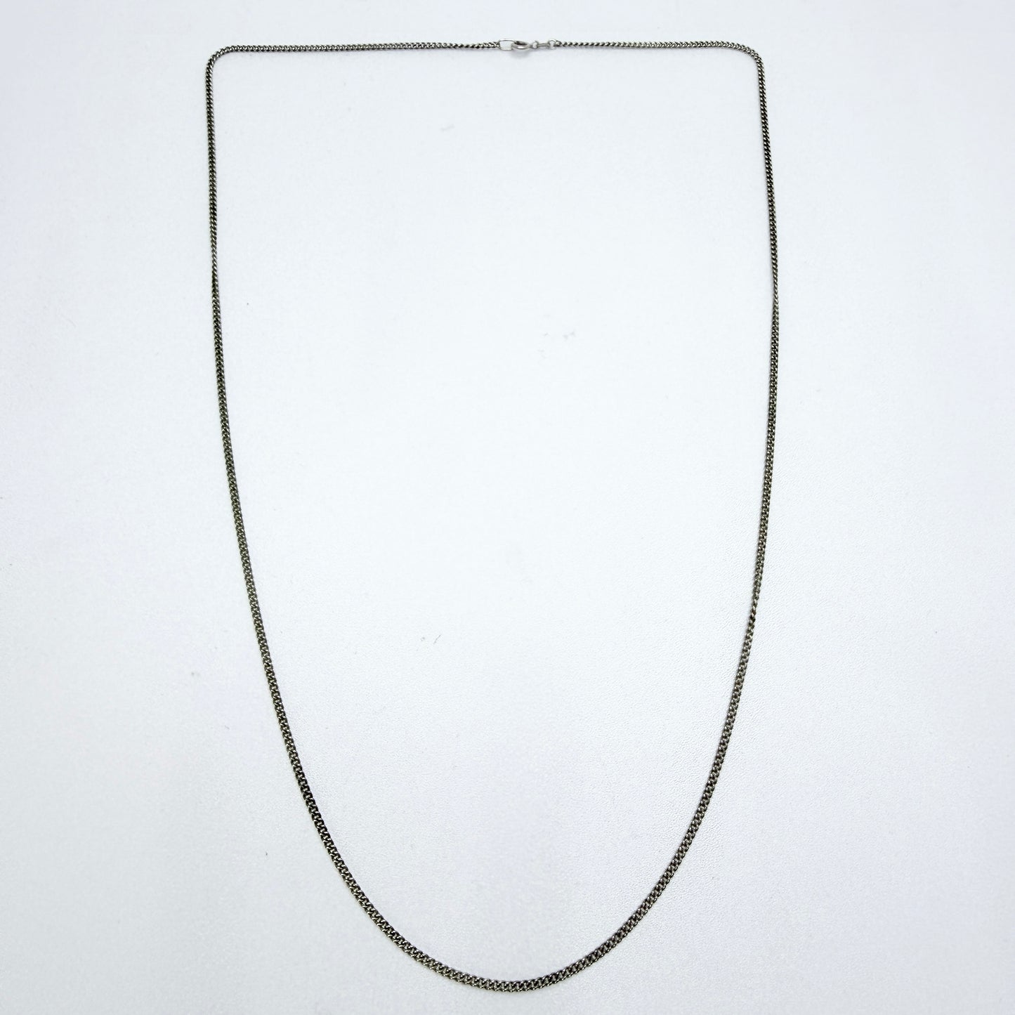 Germany c 1940-50s. Solid Silver 70cm / 27.5" Chain Necklace.