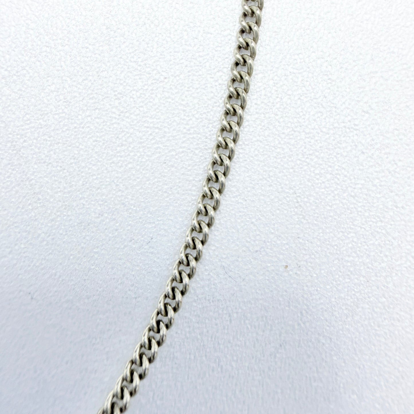 Germany c 1940-50s. Solid Silver 70cm / 27.5" Chain Necklace.