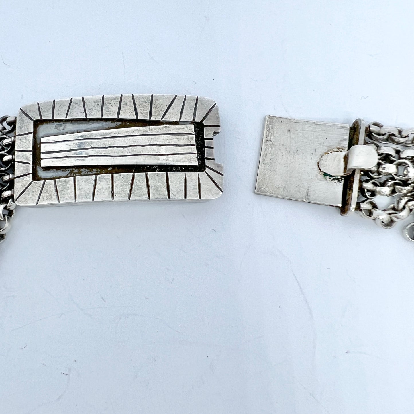 Tage Svensson, Sweden 1955. Vintage Sterling Silver Necklace.