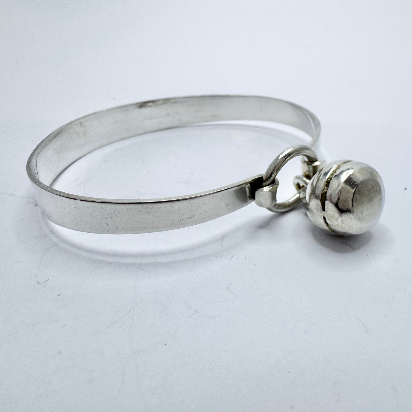 Theresia Hvorslev, Sweden. Vintage Sterling Silver Bracelet. Design: Silverknappen