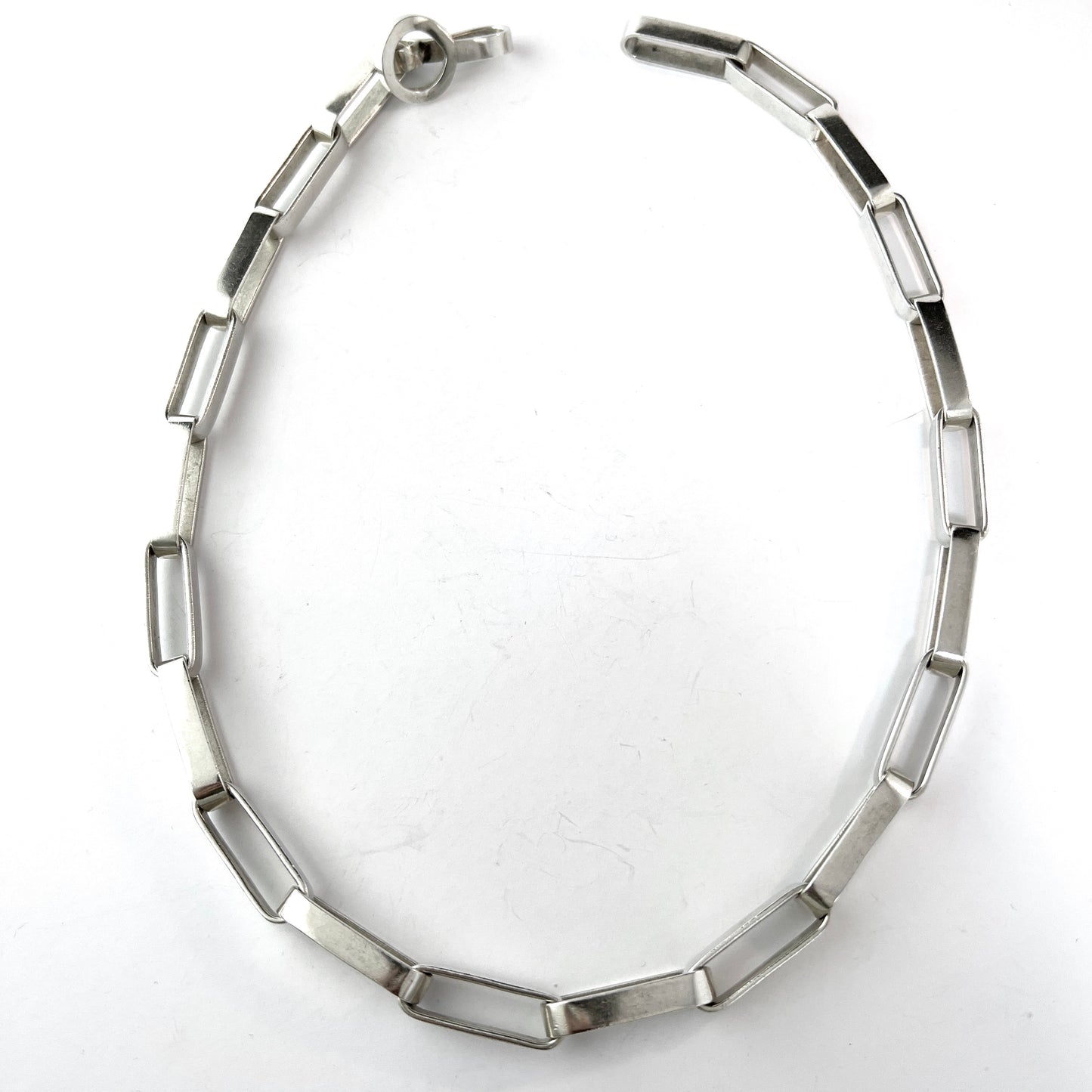 Karl-Ingemar Johansson, Sweden 1970. Vintage Sterling Silver Necklace. Signed.