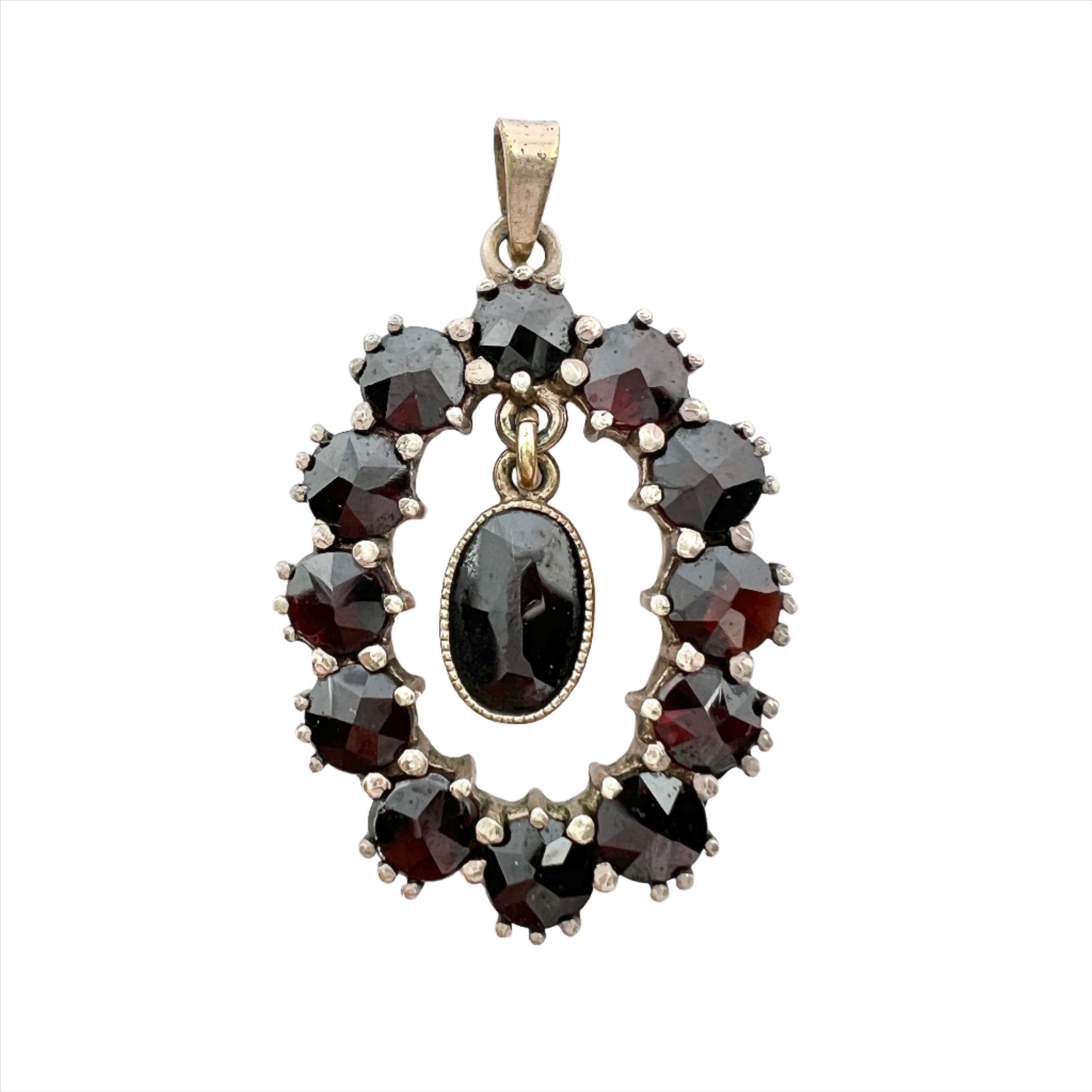 Bohemian Garnet fashion Pendant